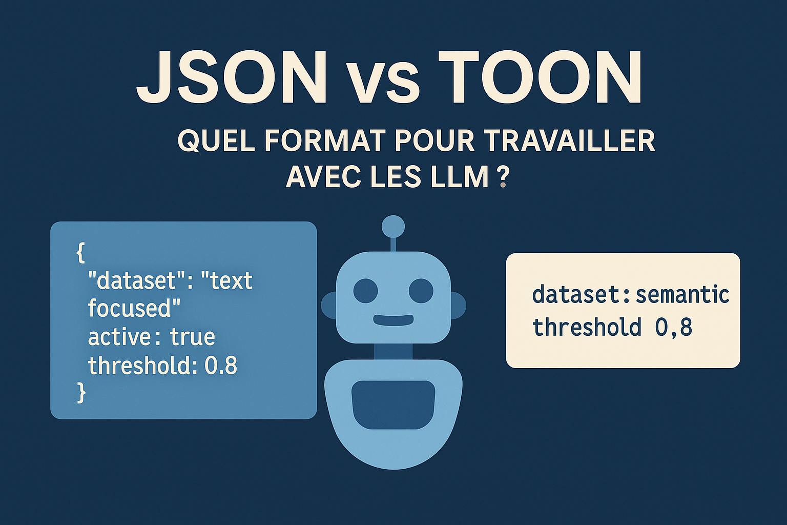 JSON versus TOON le format pour travailler avec les LLM