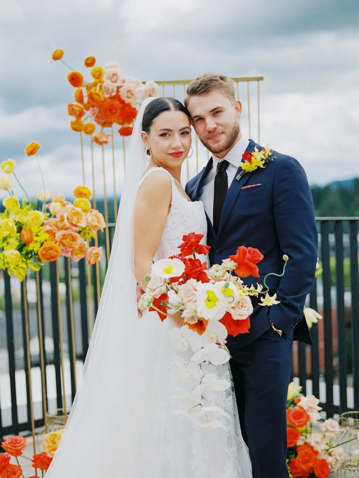 Ironlight Wedding Inspiration | Spanish Spice, Bold Color, and Sweeping Portland Views