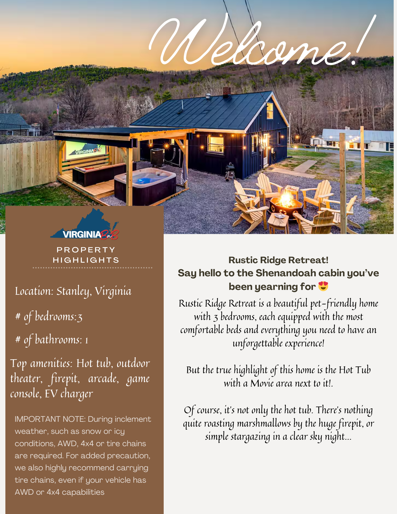 GuideBook:Rustic Ridge — Valley Vacations rentals