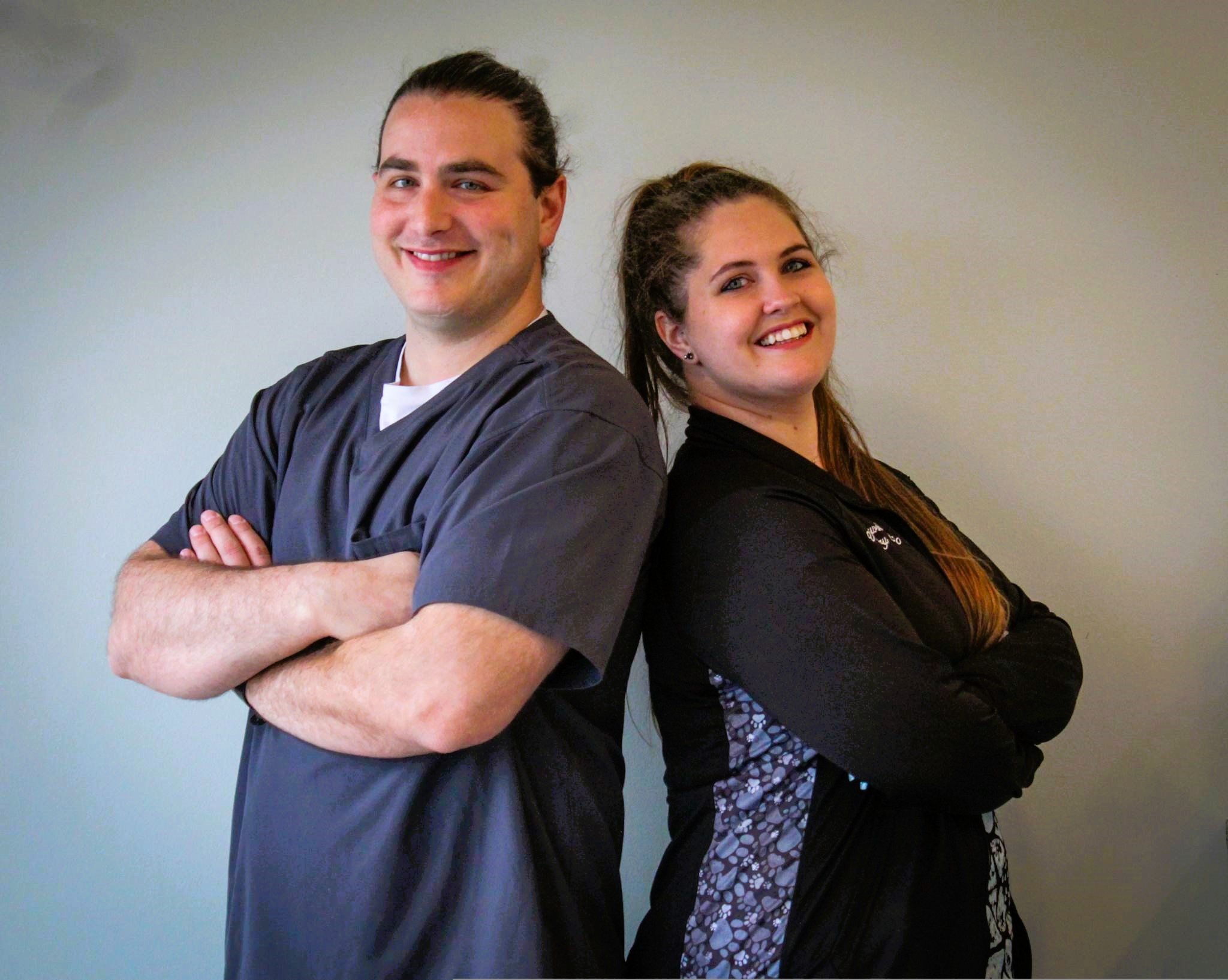 Eric and Dr. Campbell, Pawsh Team Leaders