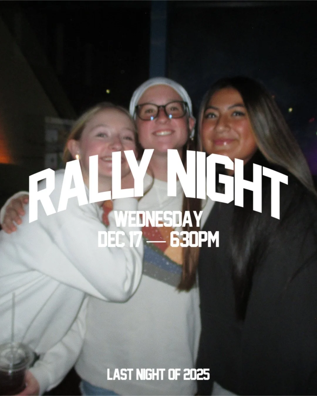 Calling all junior high and high school students! This is our LAST NIGHT OF THE YEAR! Let's go out with a bang! We can't wait to see how God IS going to move.