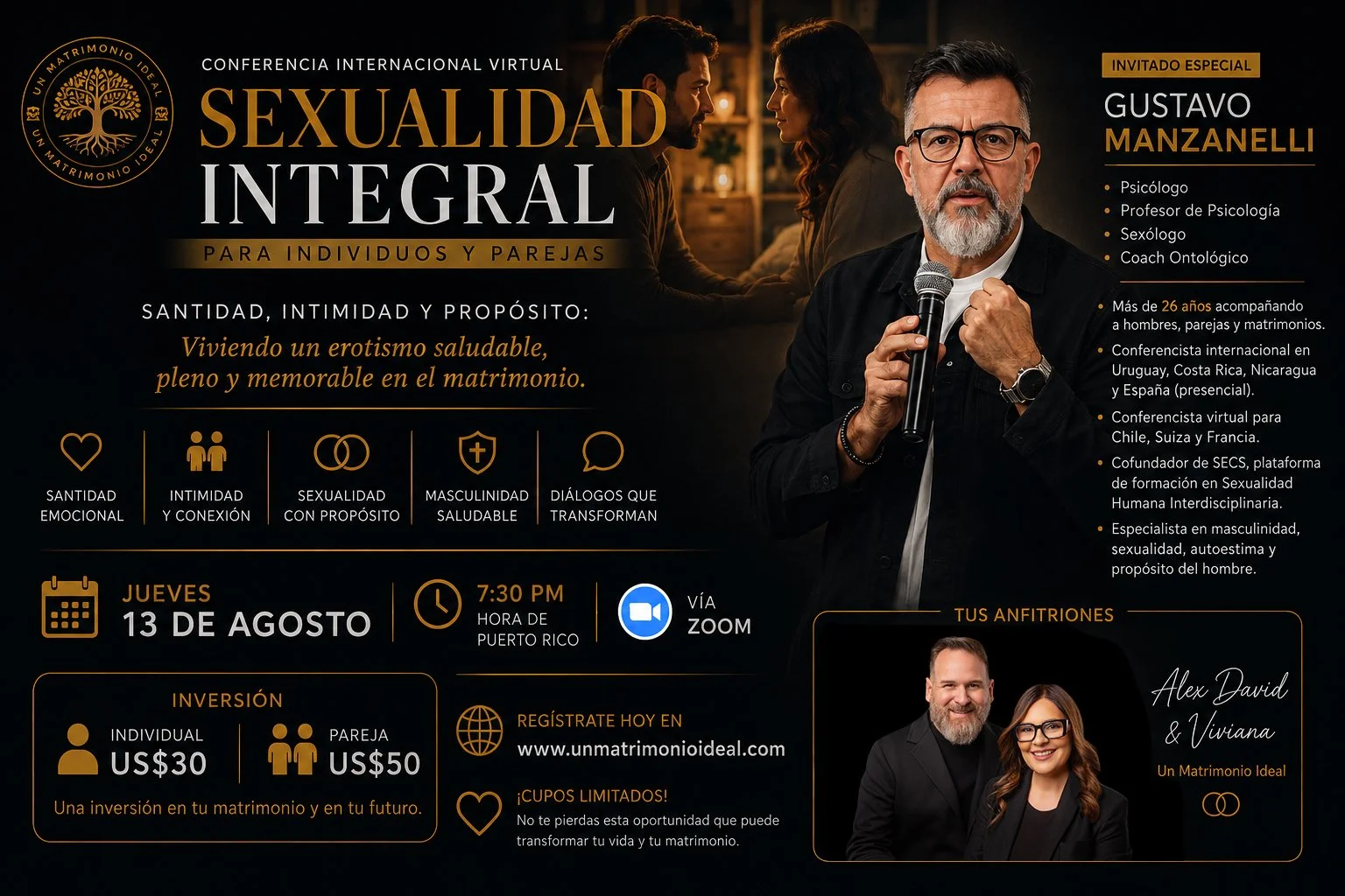 Sexualidad Integral | Entrada Individual | US$30