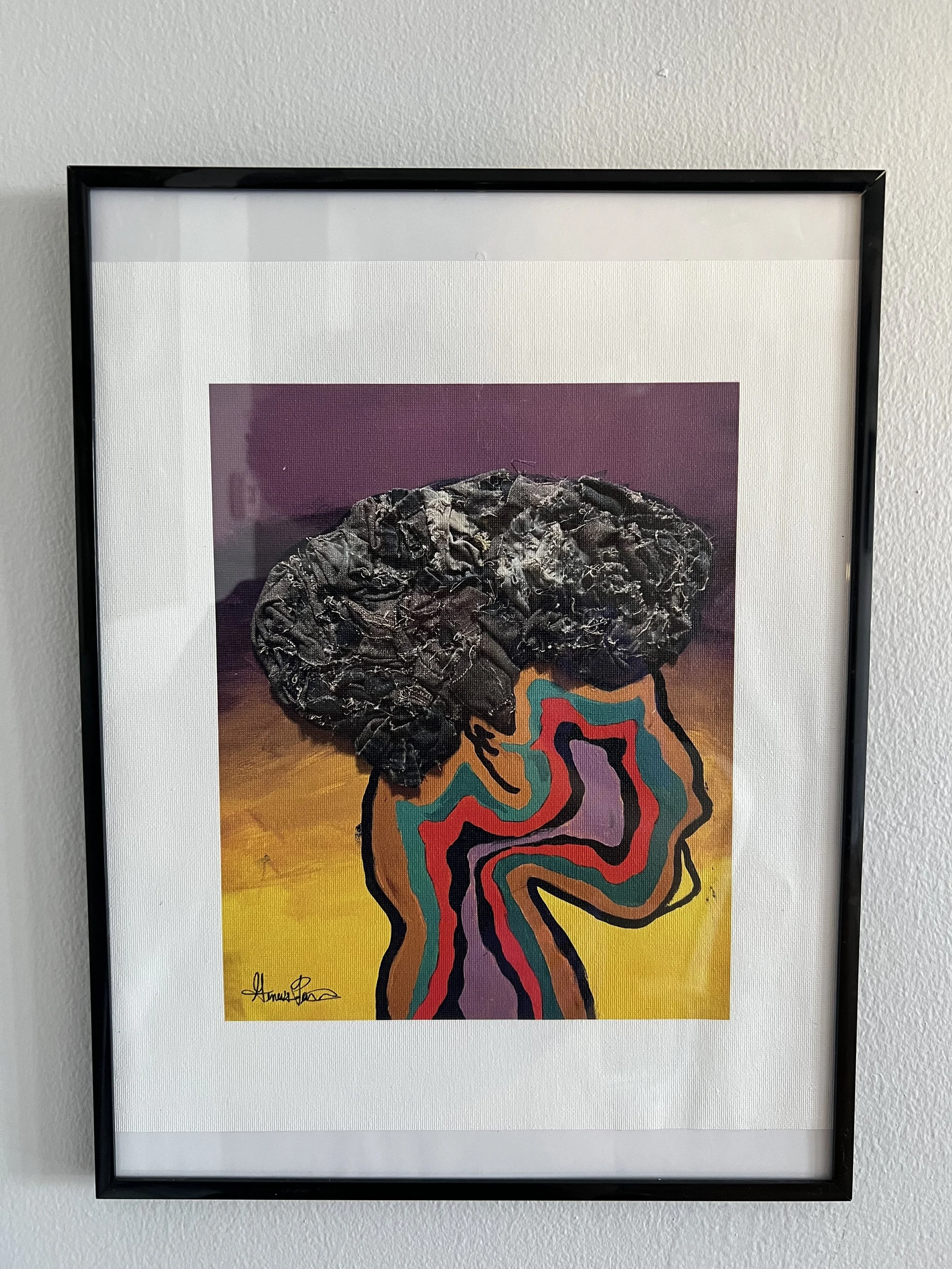 Recycled Afro - Print