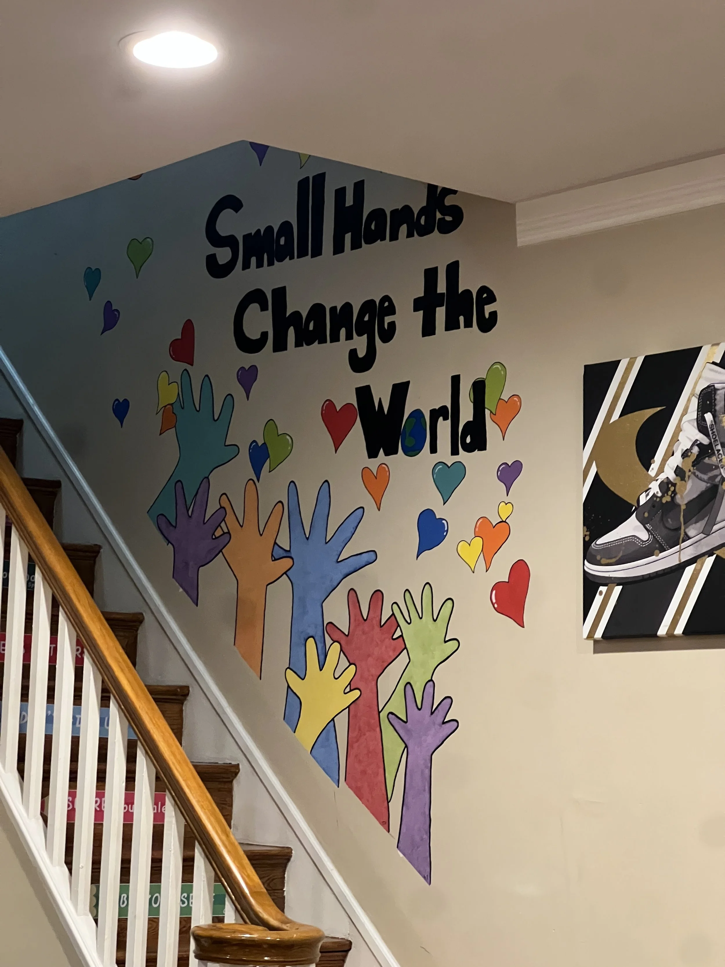Small Hands Change the World Mural