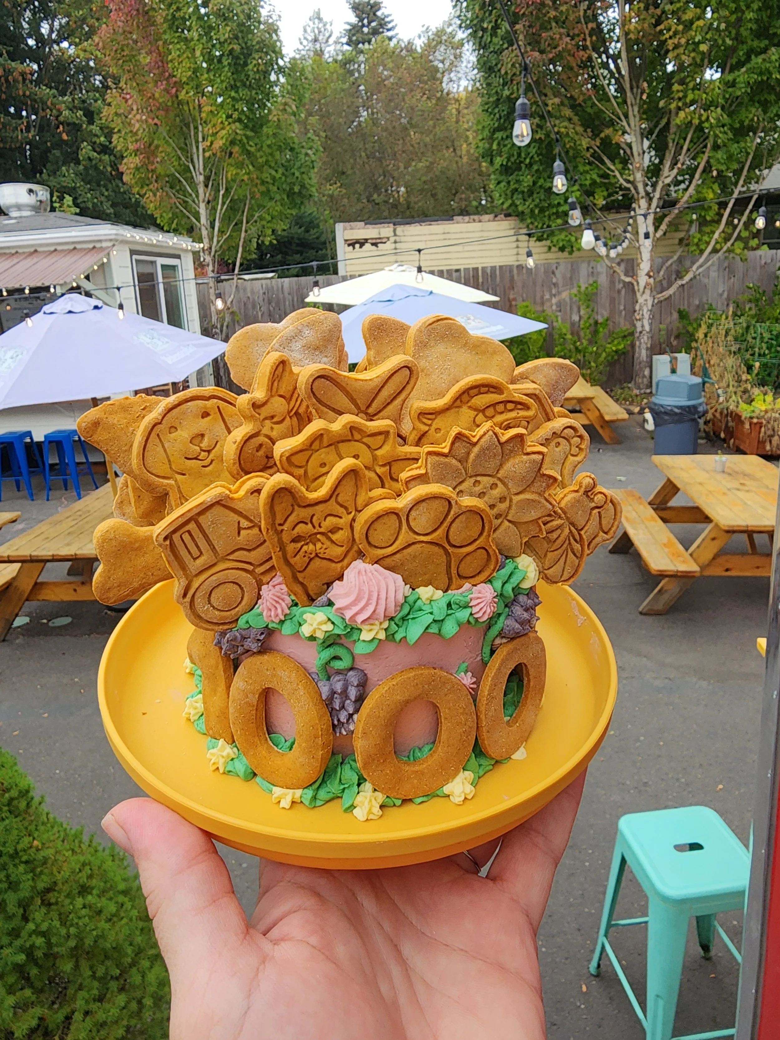 Add Cookies to your Dog's Cake!!