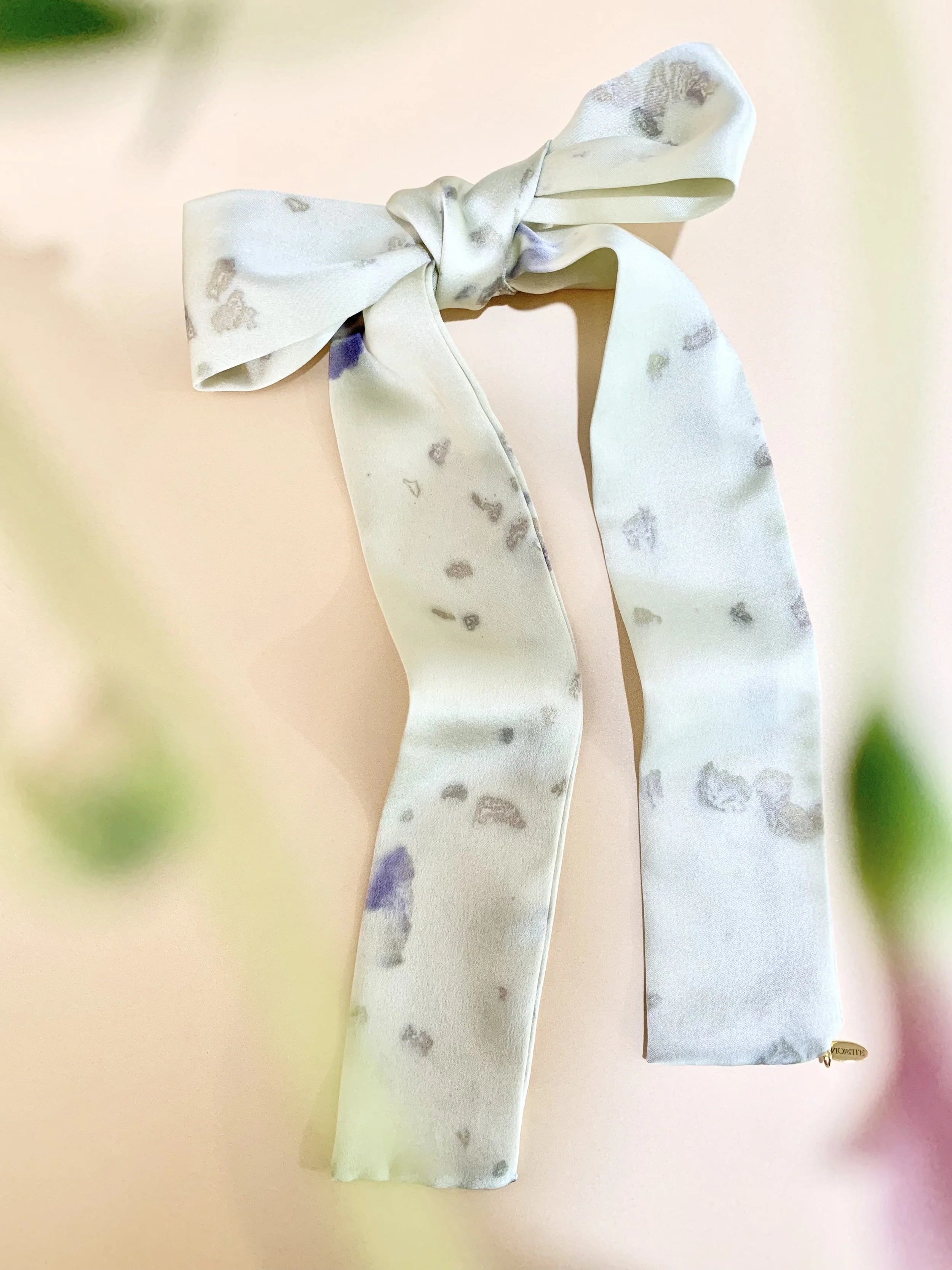 Sage Lumière | Silk Hair Ribbon