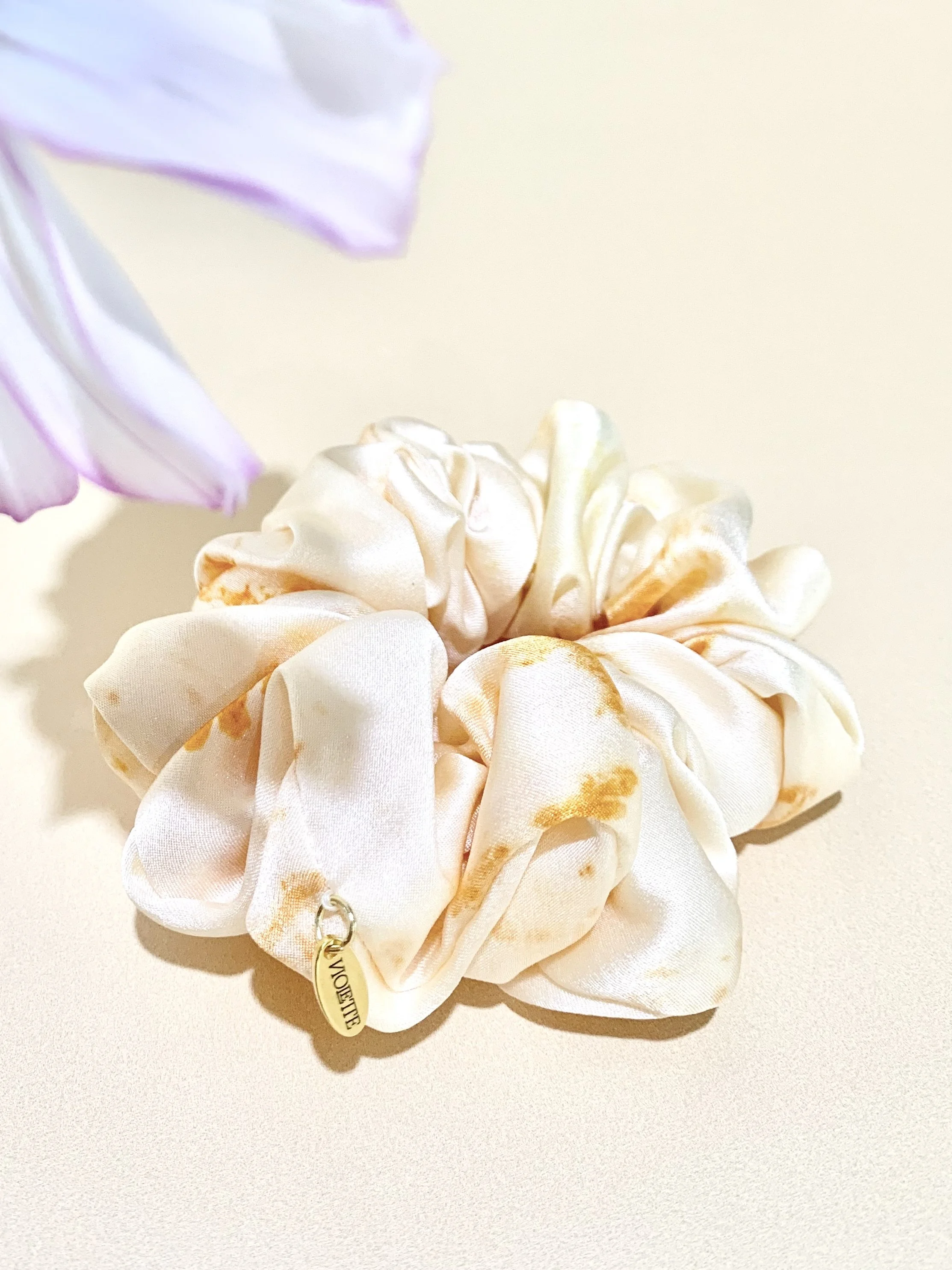 Orange Blossom | Petite Silk Scrunchie