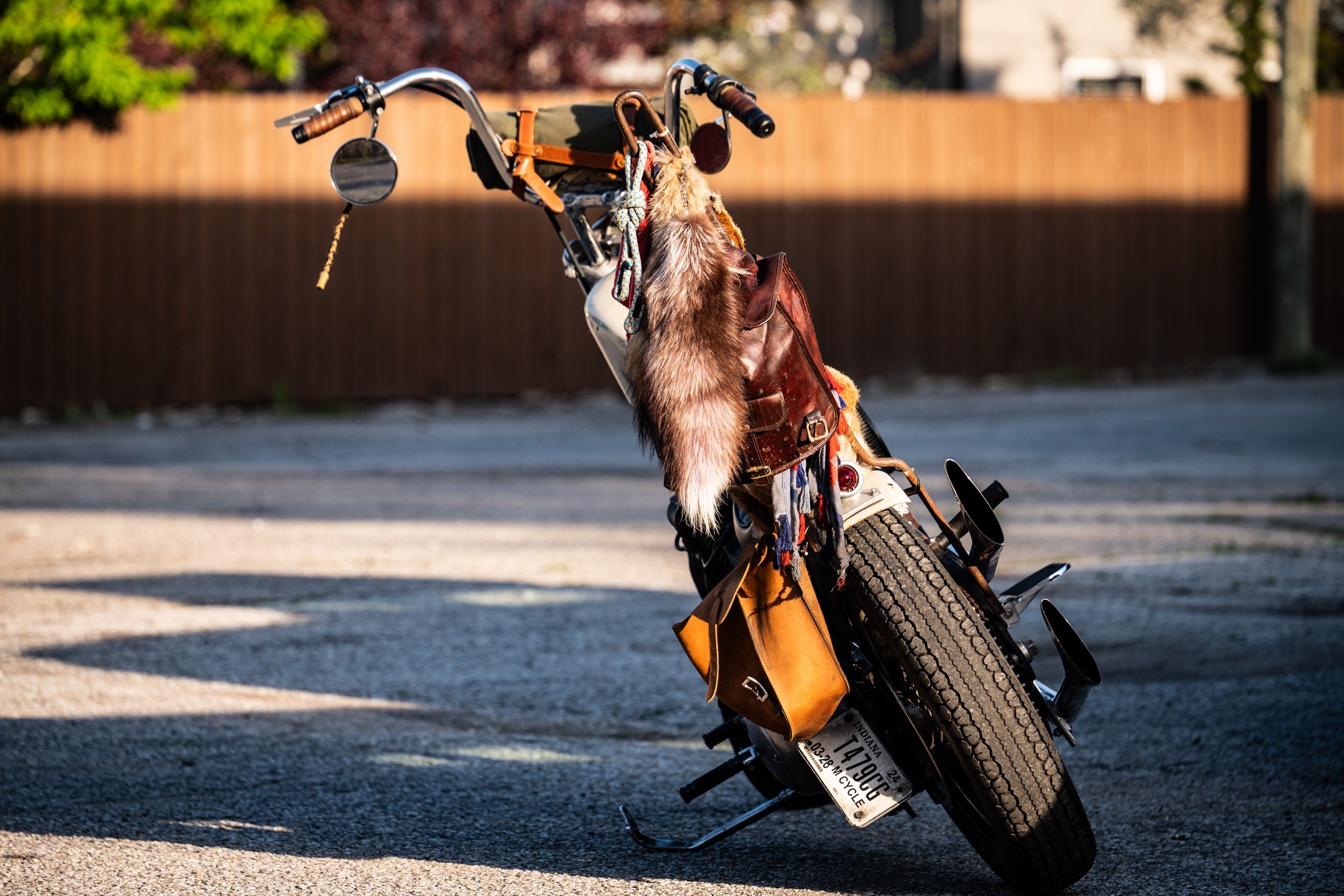 ALLEYS OF MADISON: Camrun's motorcycle for a second go-round. I knew someone could tell me whose moto this was! #freewheelstudios #alleysofmadisonindiana #chopper