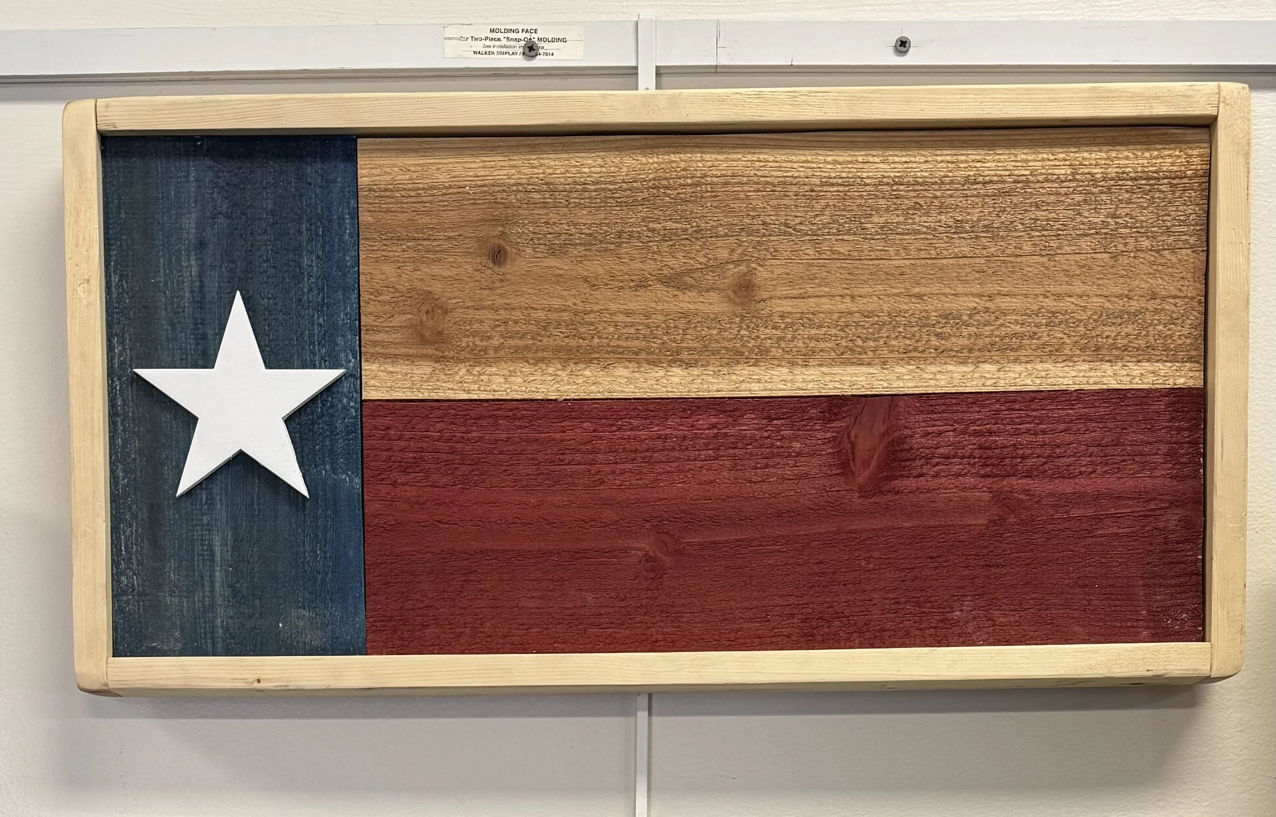 Texas Flag Wooden Wall Art