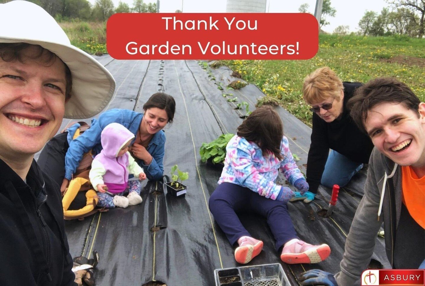 Last Saturday was so much fun preparing the garden with Asbury friends! We weeded, planted, cleaned sheds, and protected chickens! Come out and garden with us on select Saturdays, sign up at AsburyMadison.com/forwardgarden!

#forwardgarden #asburymad