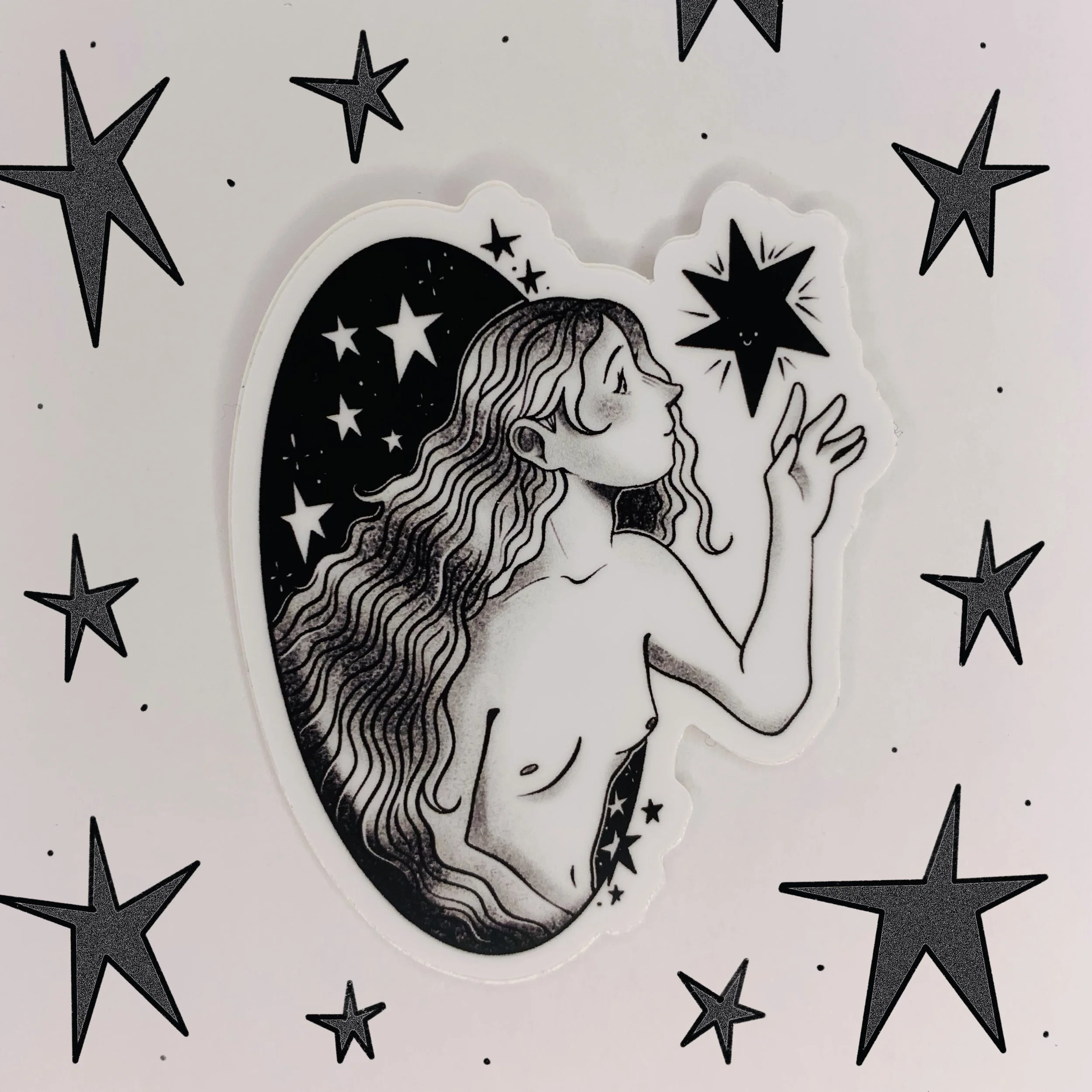 Reach for the Stars Sticker