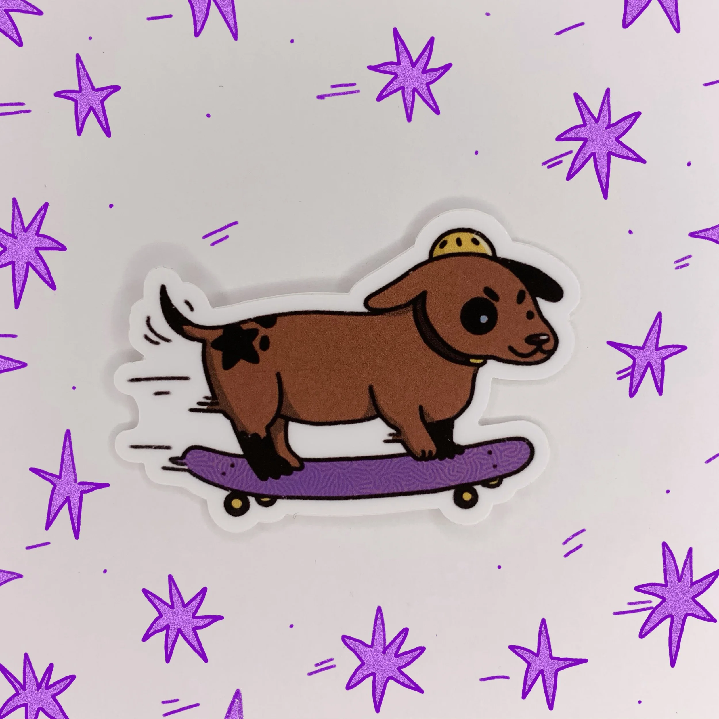 Skateboard Dog Sticker