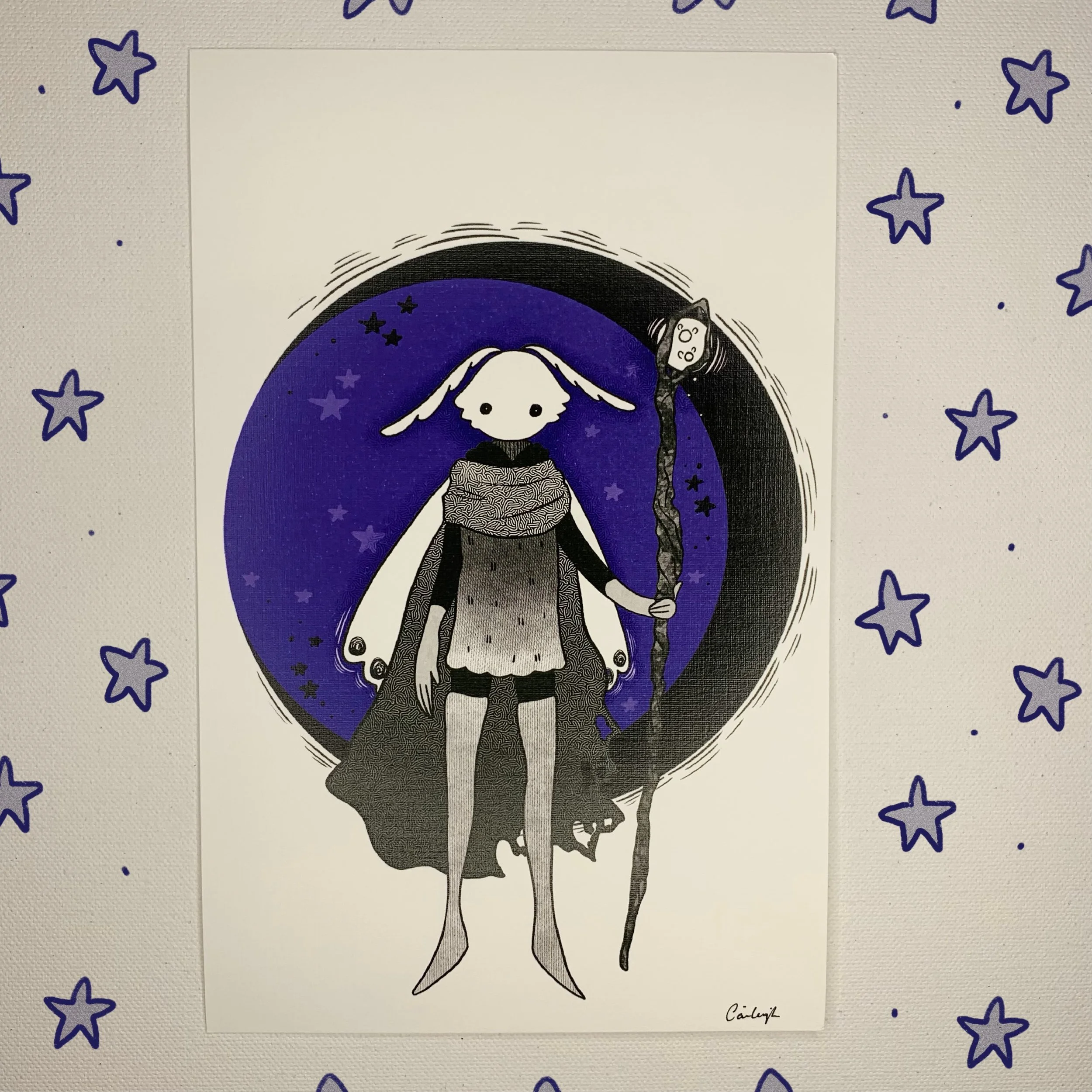 Wandering Moth Print