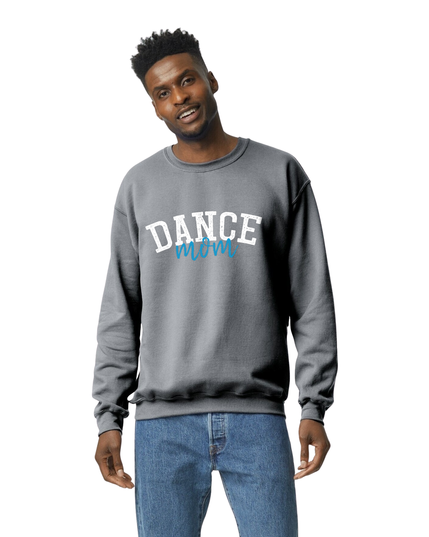 Dance Mom Crewneck Shirt (Dancers name on sleeve included)