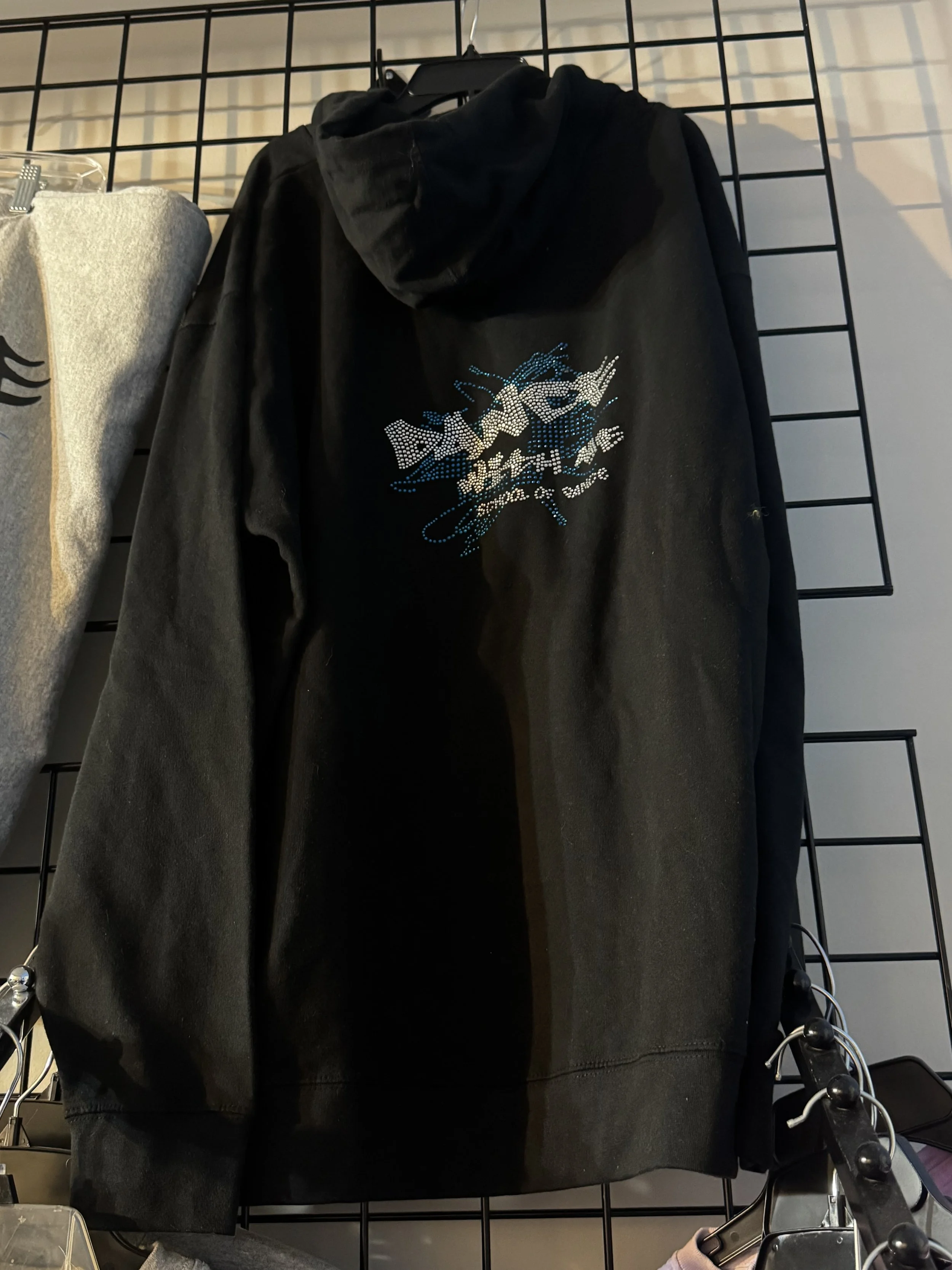 Dance With Me Rhinestone Hoodie