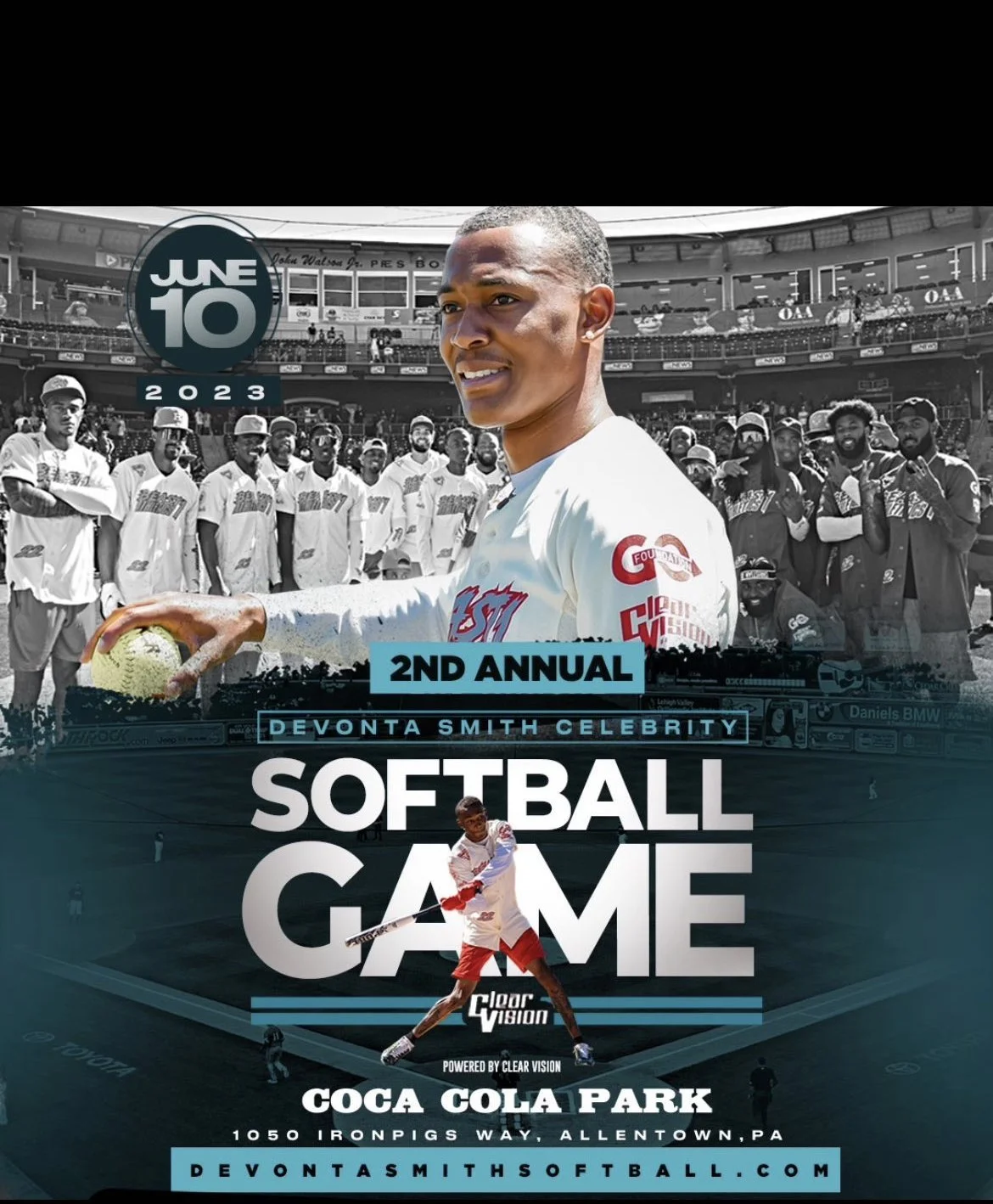 Devonta Smith Celebrity Softball Game