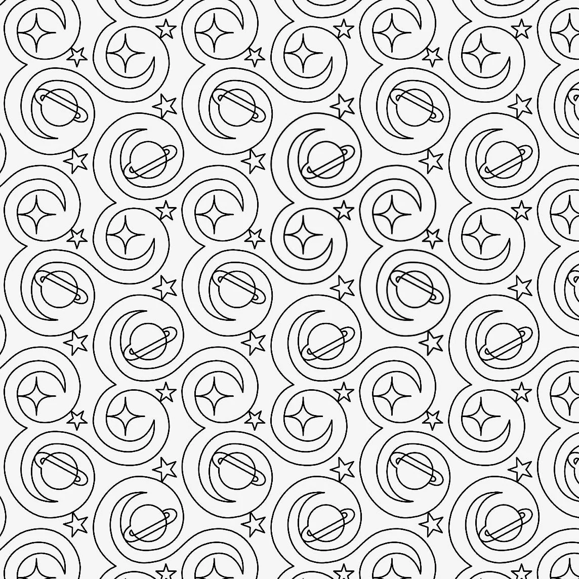 Swirly Saturn Stars