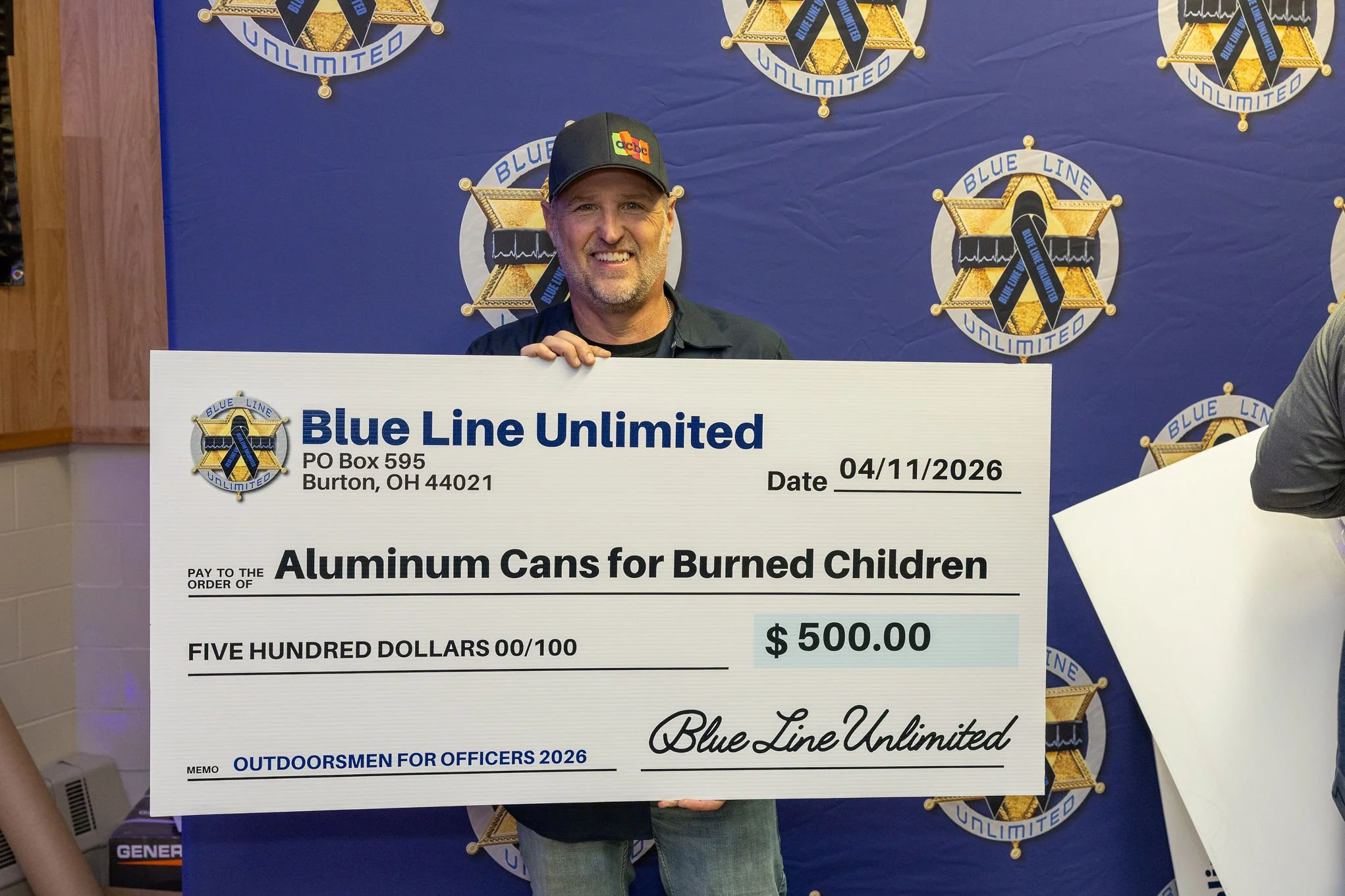 Blue Line Unlimited Partners with Aluminum Cans for Burned Children to Collect Used Cans