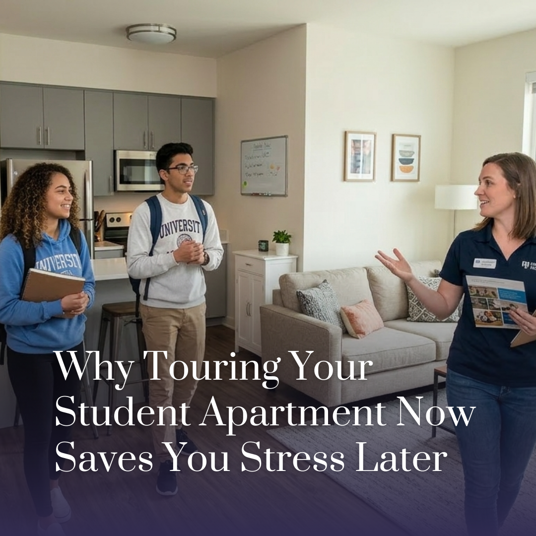 Why Touring Your Student Apartment Now Saves You Stress Later
