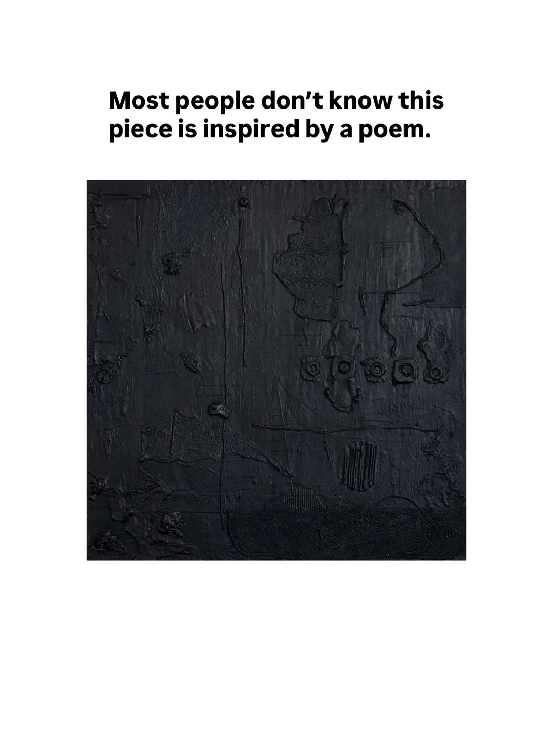 ✨ Studio Time ✨

Most people don&rsquo;t know this painting is influenced by J.K. Kennedy&rsquo;s poem Experiments.
 The poem recalls messy childhood curiosity, mud, fireflies, and a disregard for results and that same energy lives here.

Fragments o