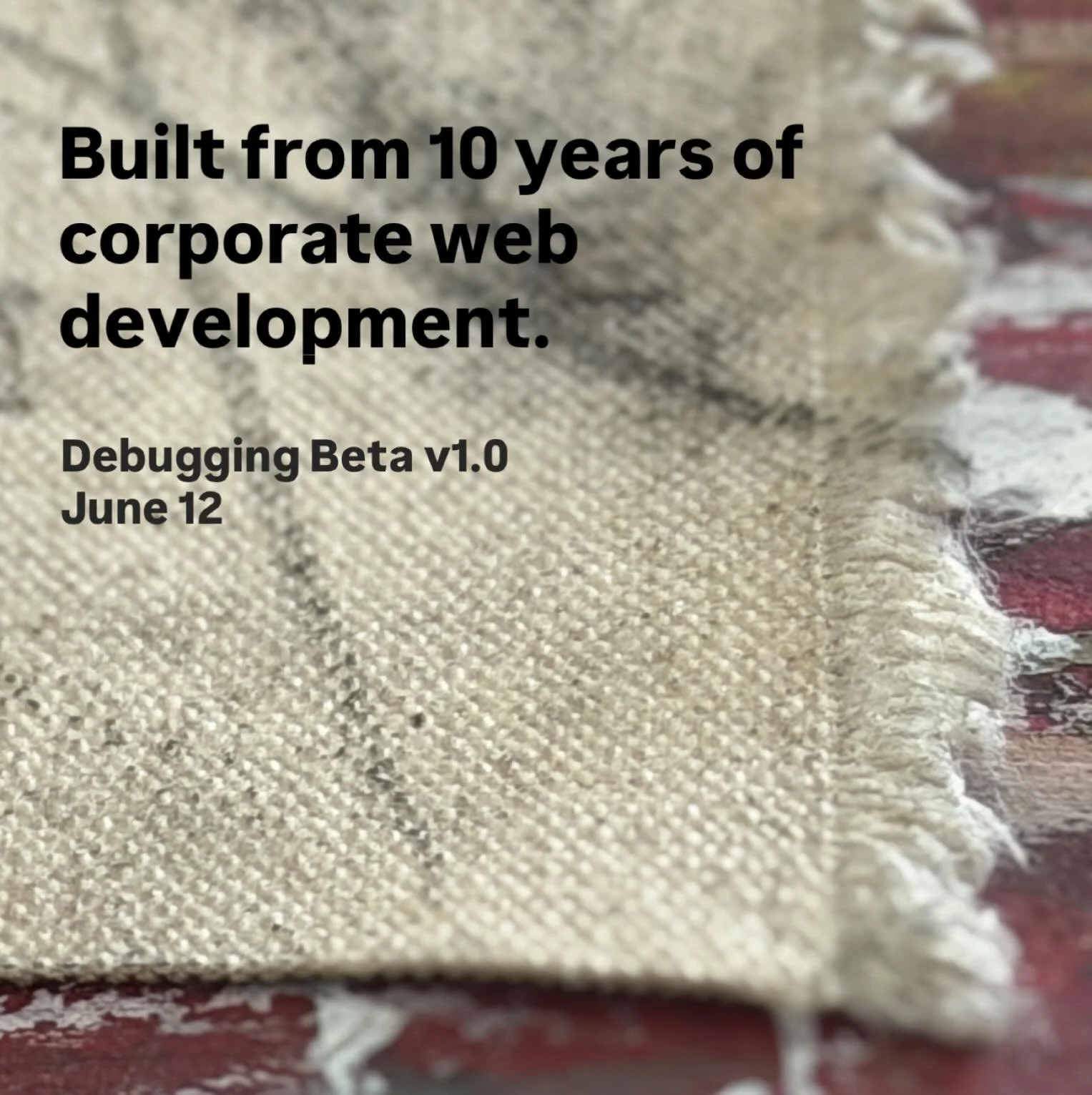 Release date: June 12

Debugging Beta v1.0