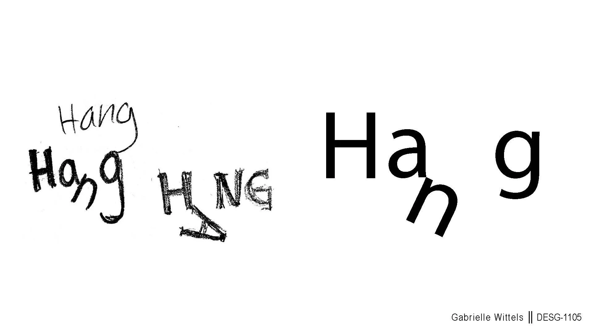 Type + Meaning - Hang