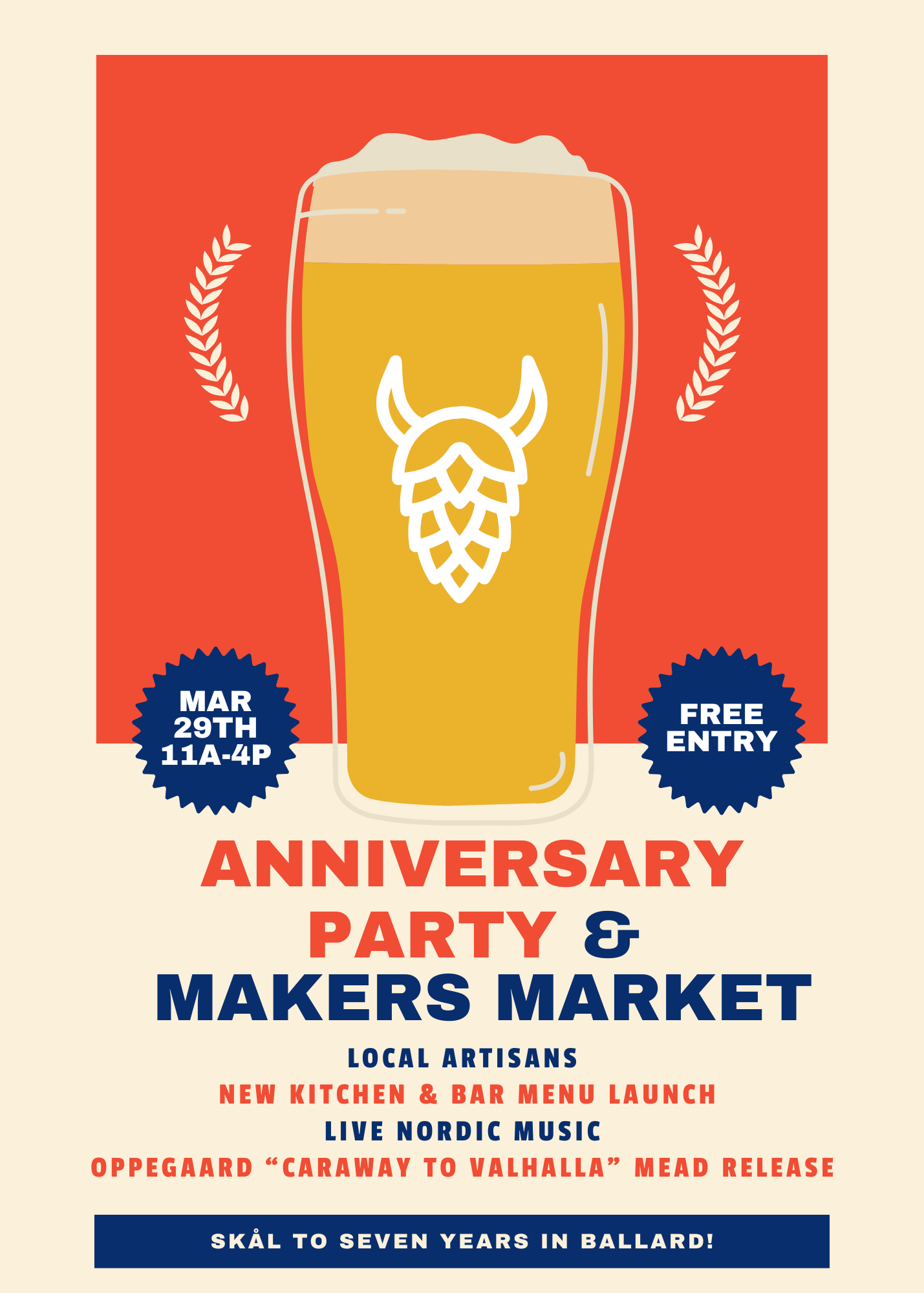 Skål Beer Hall: Anniversary Party