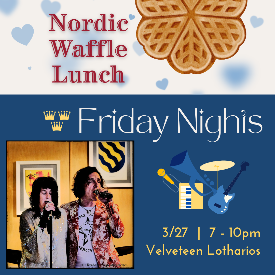 Special Lunch: Celebrate Våffeldagen (waffle day) + 