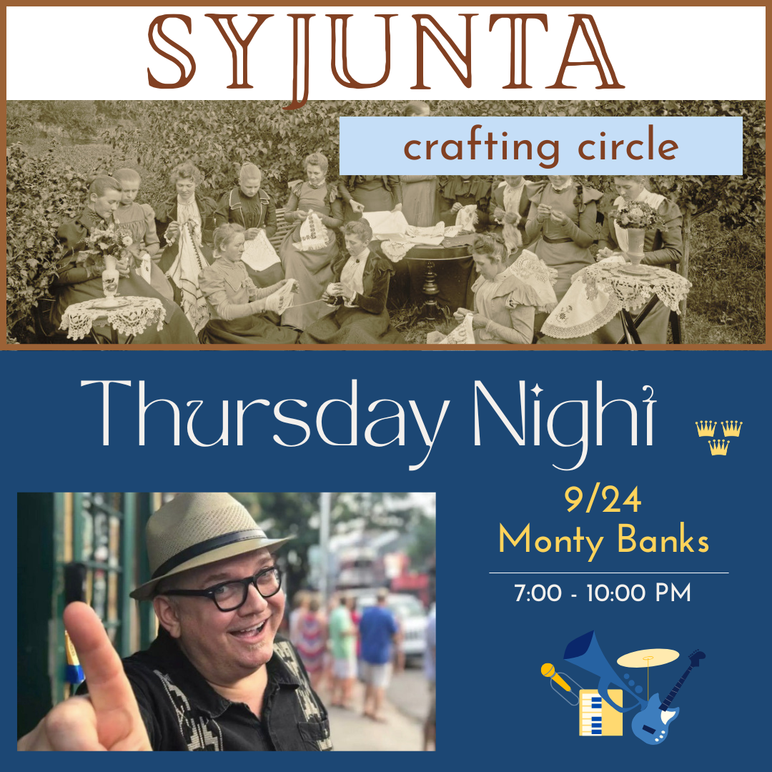 Music Guest Monty Banks + Syjunta Bar Open | 5 PM-10 PM