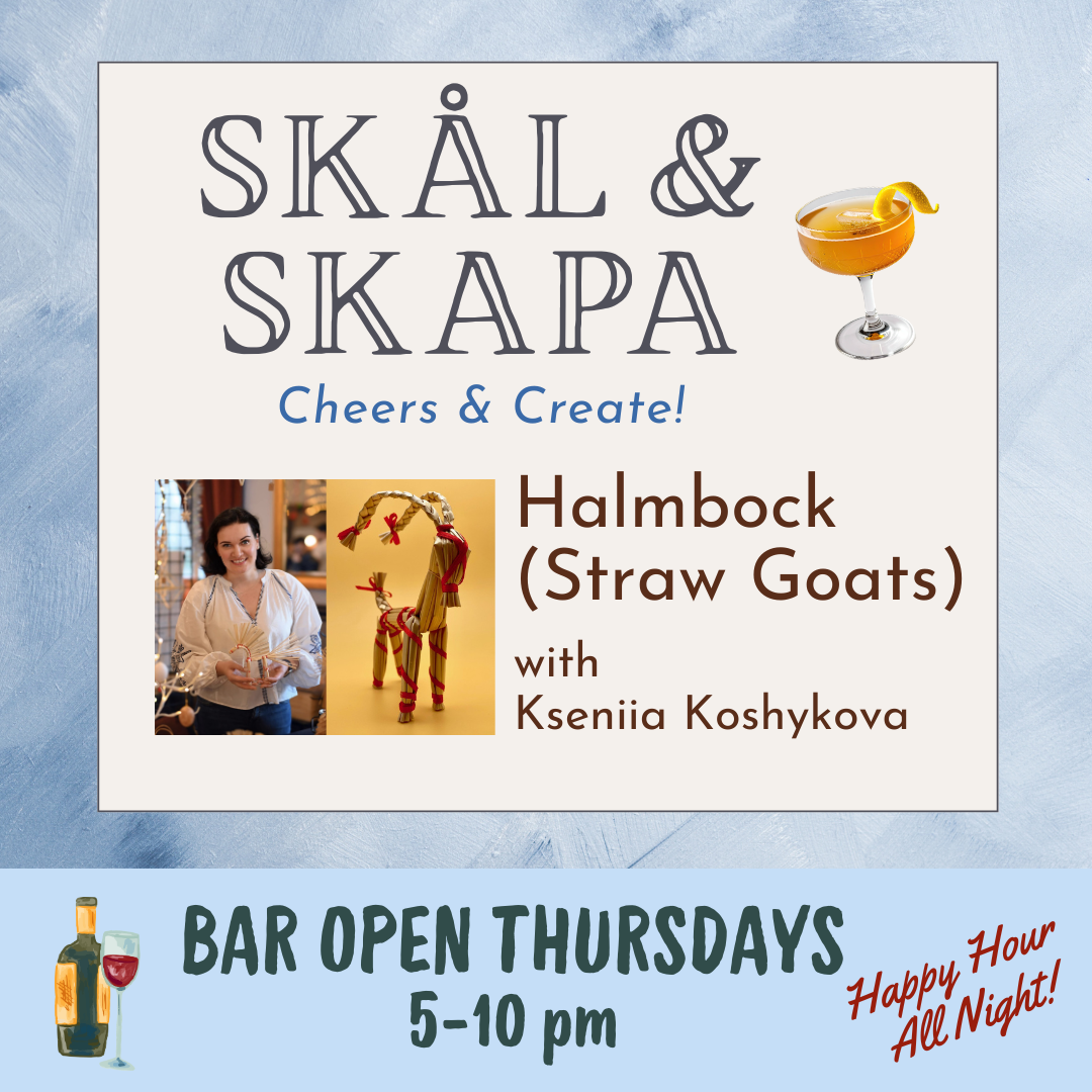Skål &amp; Skapa: Halmbock (Straw Goats)