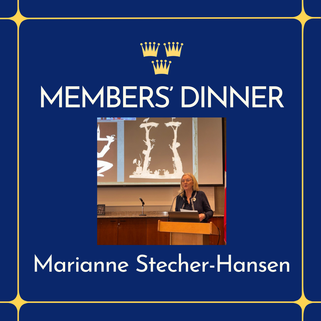Members' Dinner with Special Guest: Professor Marianne Stecher-Hansen