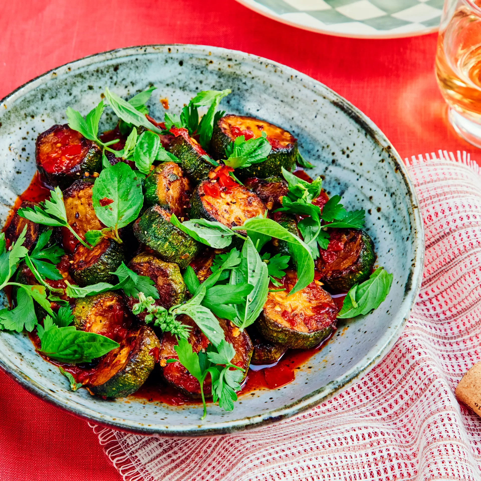 Sweet &amp; Spicy Zucchini