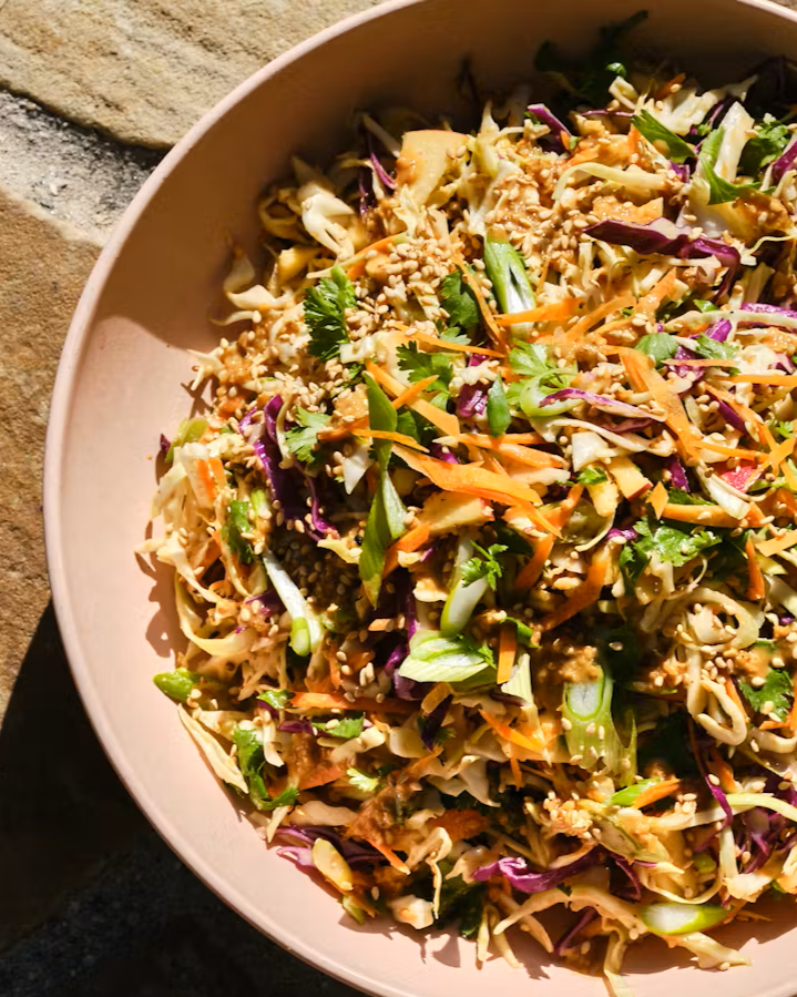 Spicy Sesame Coleslaw