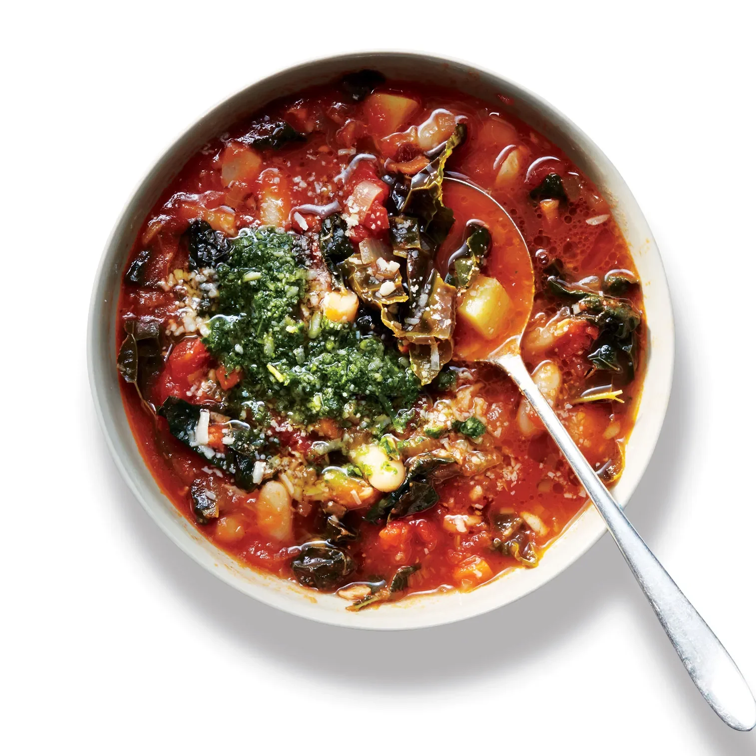 Kale Minestrone with Pistou