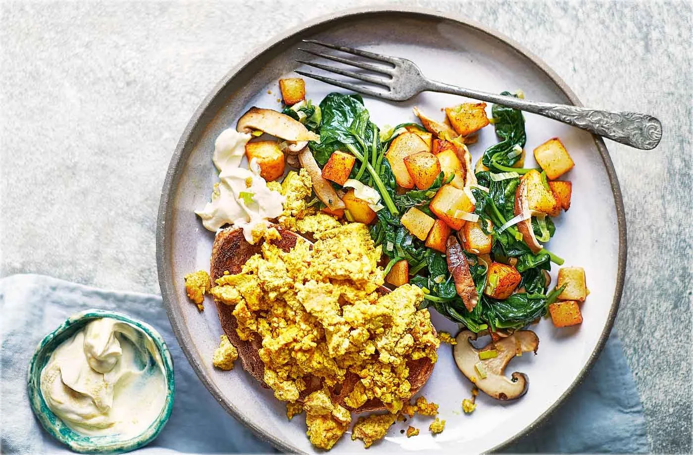Tofu Scramble with Potatoes