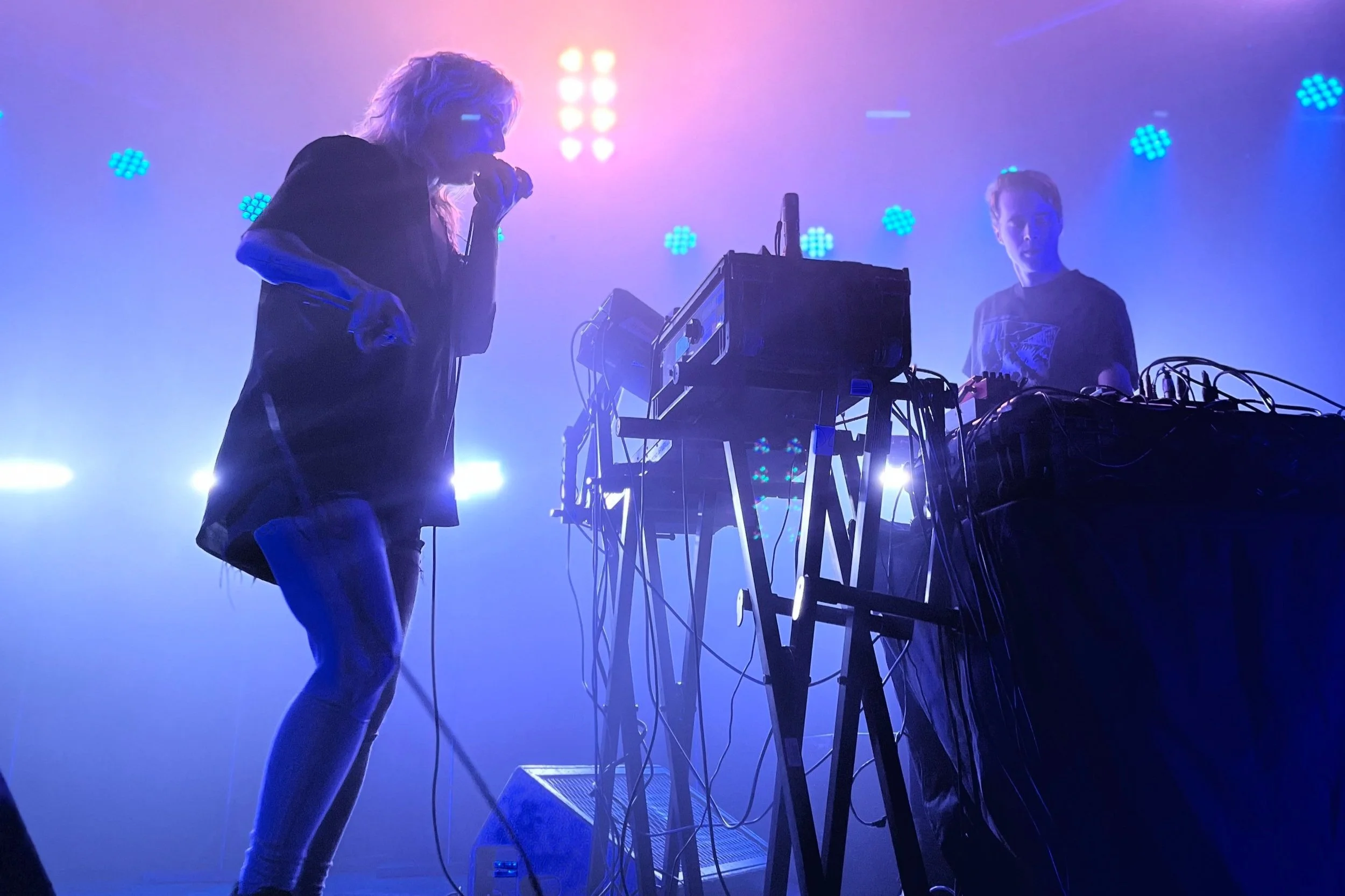 Boy Harsher, Eartheater, and LUCY (Cooper B. Handy) at The Glass House in Pomona, CA