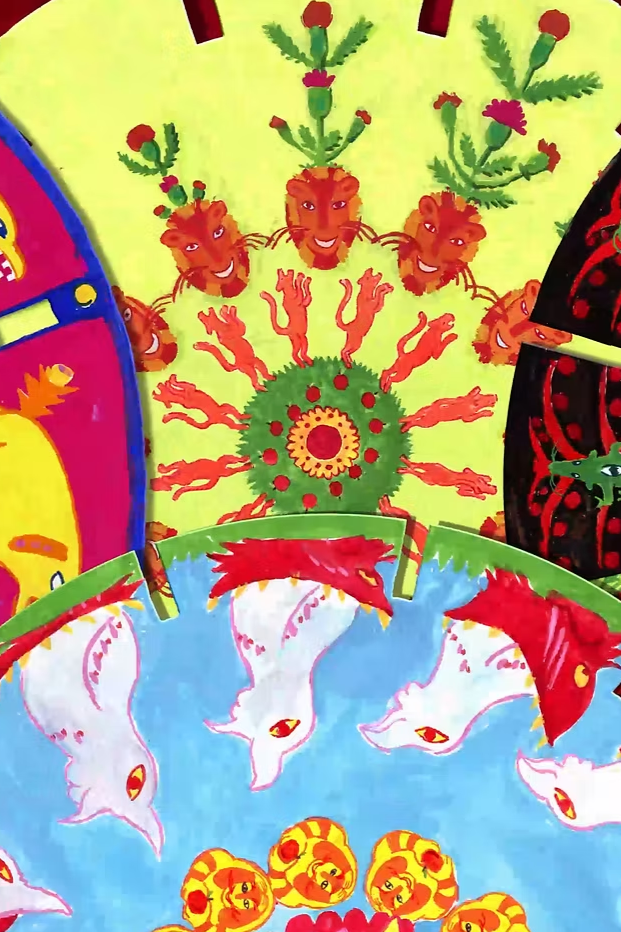 Sofiya Iurkevych’s Hand-Painted Worlds Illuminate GIRAF21