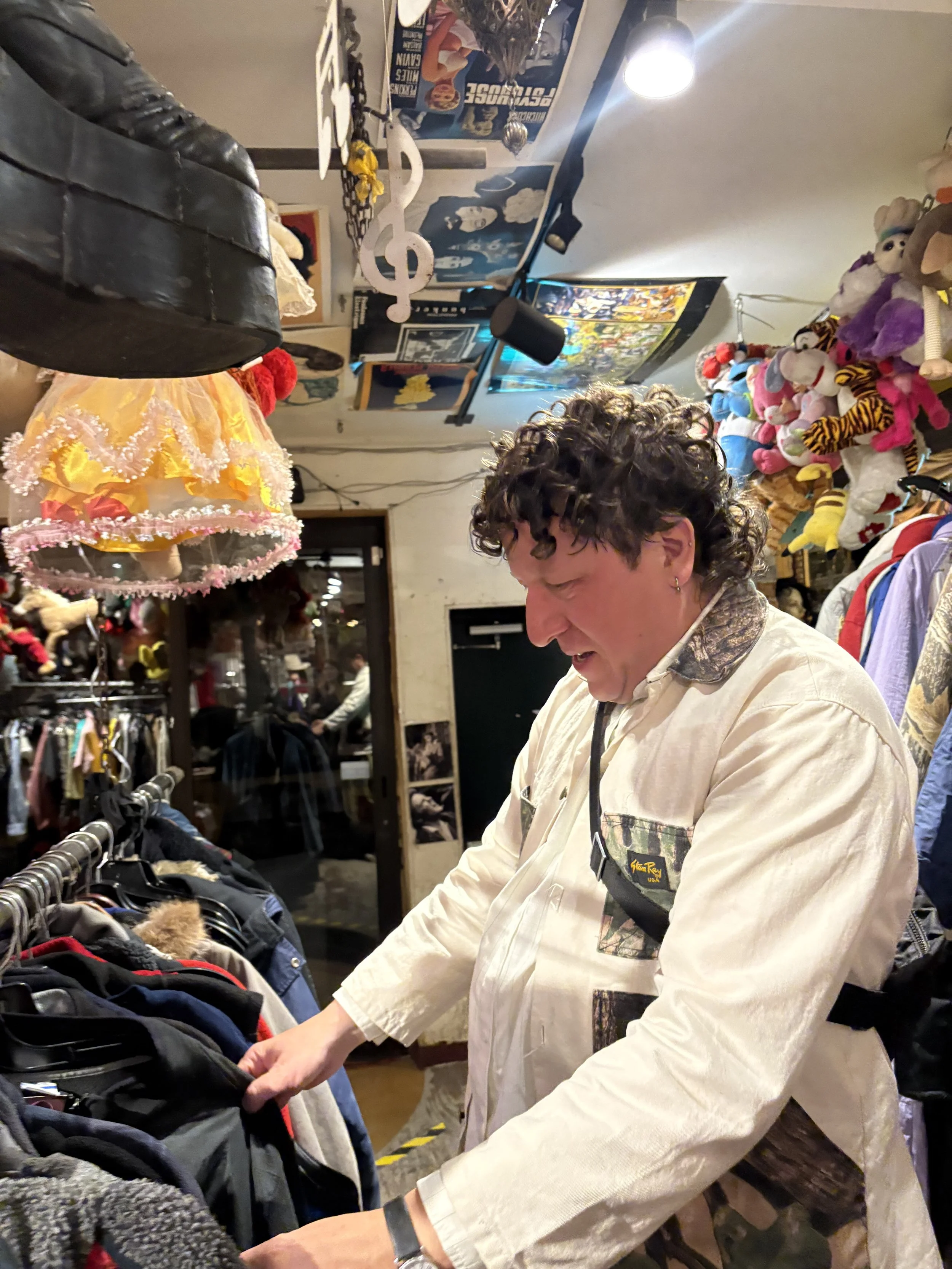 Perusing with Perfect Outfit at Eva B In Montreal, QC