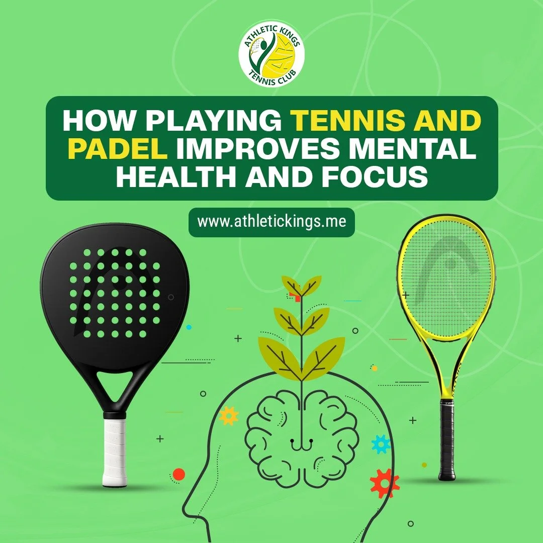 How Playing Tennis and Padel Improves Mental Health and Focus