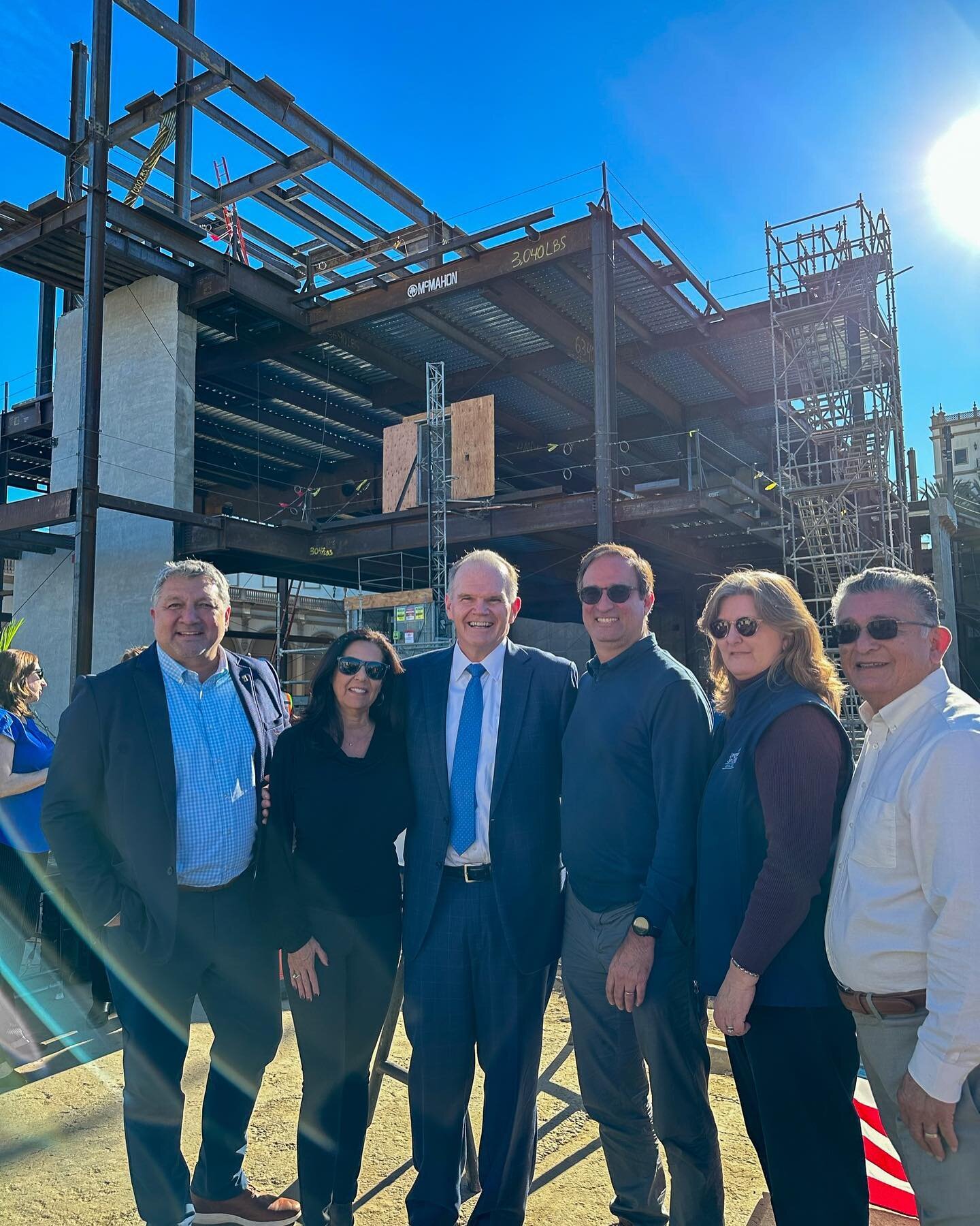 Today&rsquo;s Steel Signing Ceremony marks a significant milestone for the USD Wellness Center! A huge thank you to our incredible partners &ndash; the University of San Diego, Populous, and R&amp;S Construction. Together we&rsquo;re building a futur