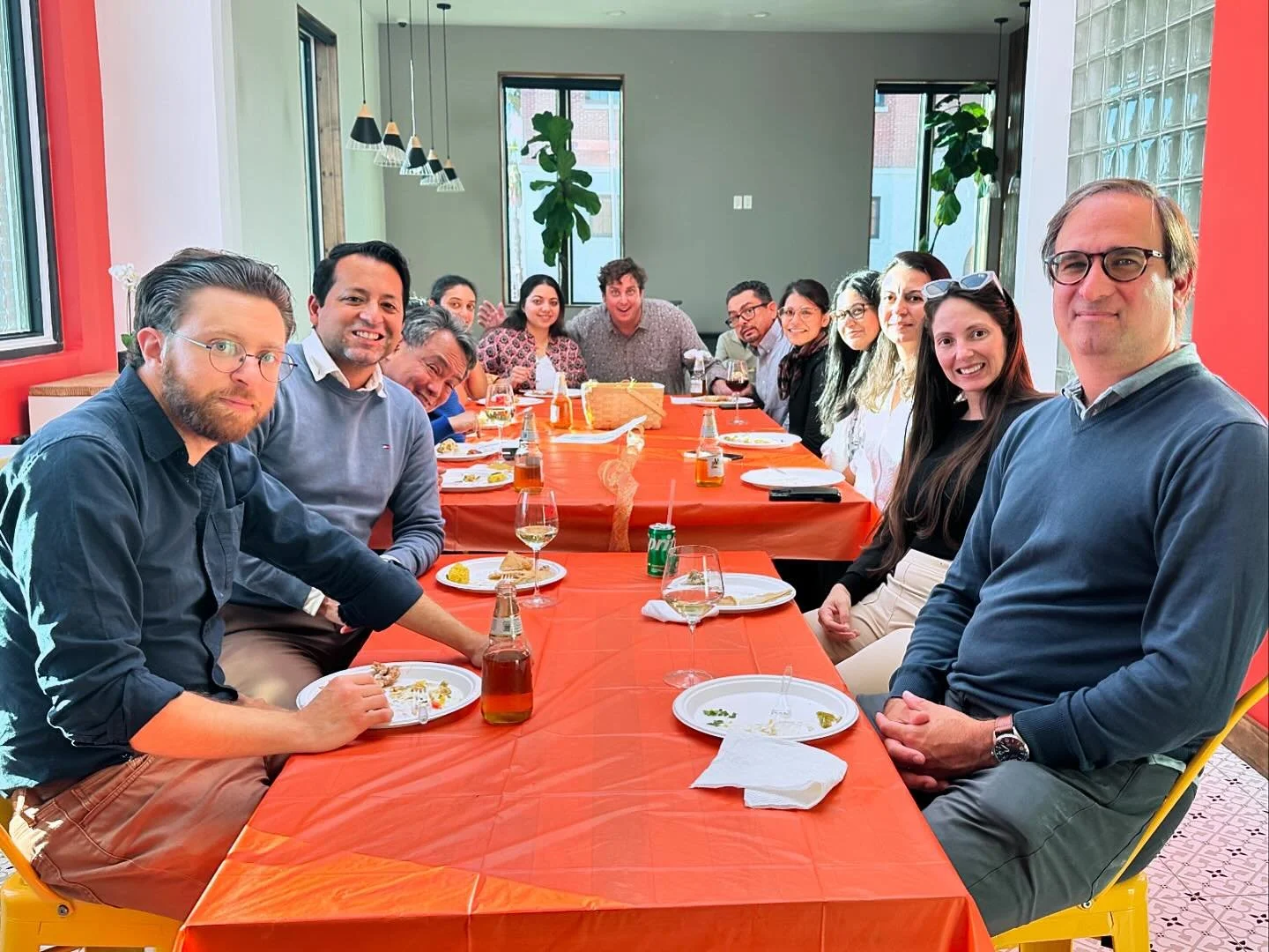 We hope you had a wonderful Thanksgiving! Tucker Sadler celebrated Friendsgiving with our annual international potluck - We are so thankful for this staff! #thanksgiving #friendsgiving