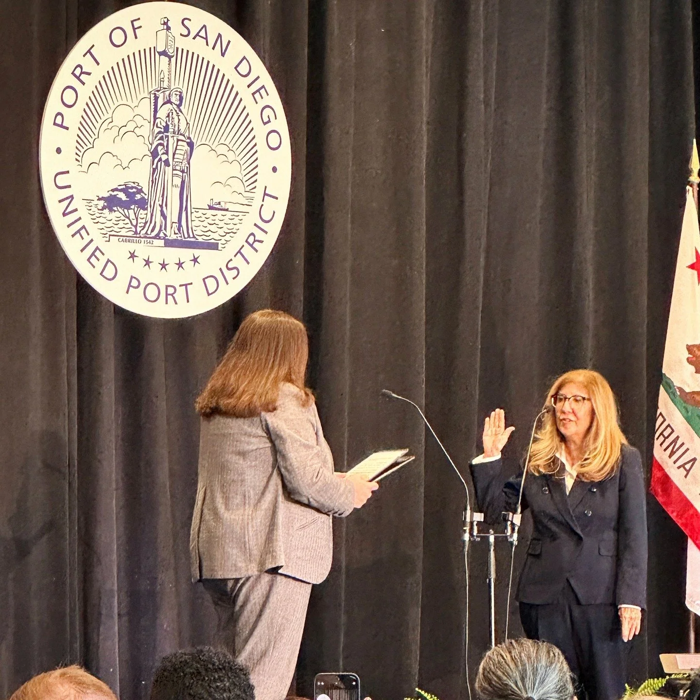 Congratulations to Ann Moore on her swearing in as Chair of the Port of San Diego! We look forward to her leadership and continued vision for San Diego's waterfront.