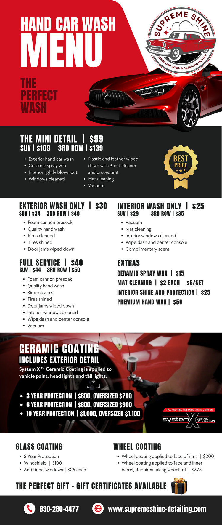 Supreme Shine Hand Car Wash & Detailing Center