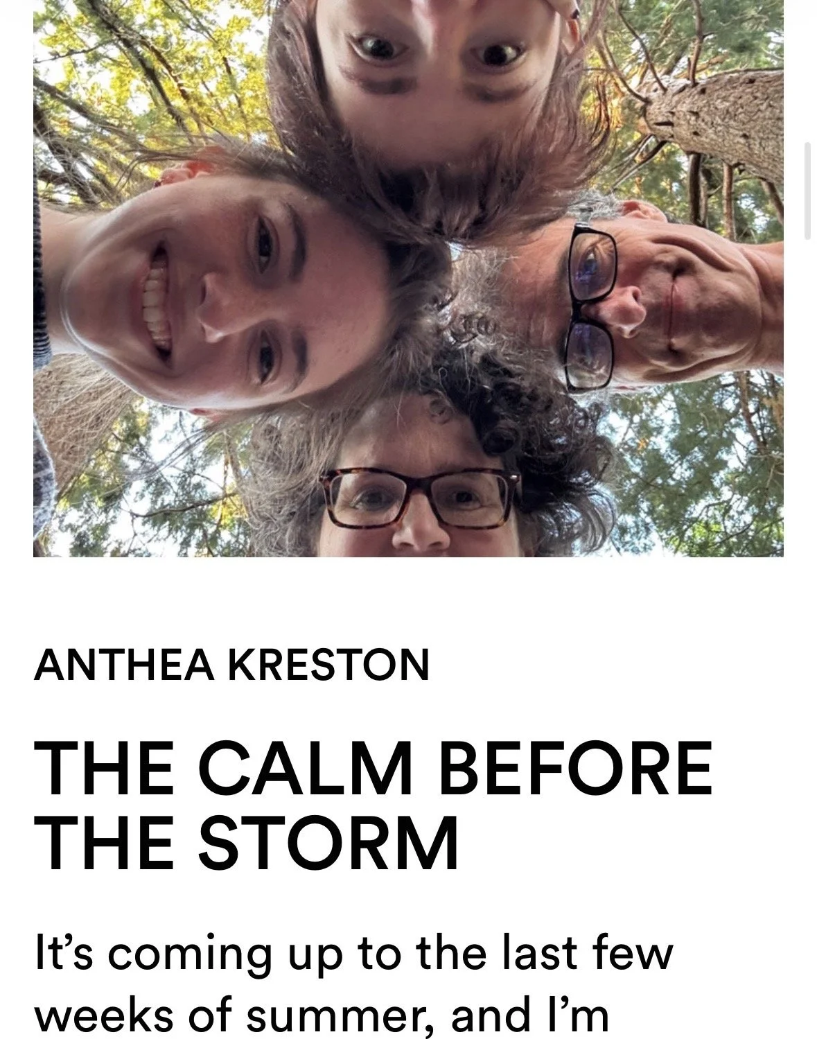 The Calm Before the Storm