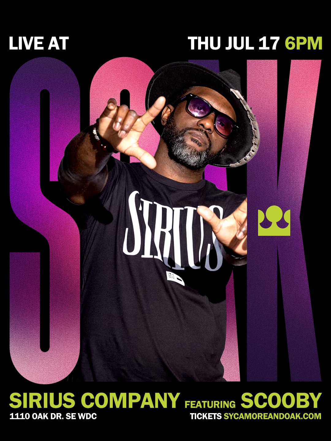 Live at SOAK: Sirius Co feat. Scooby