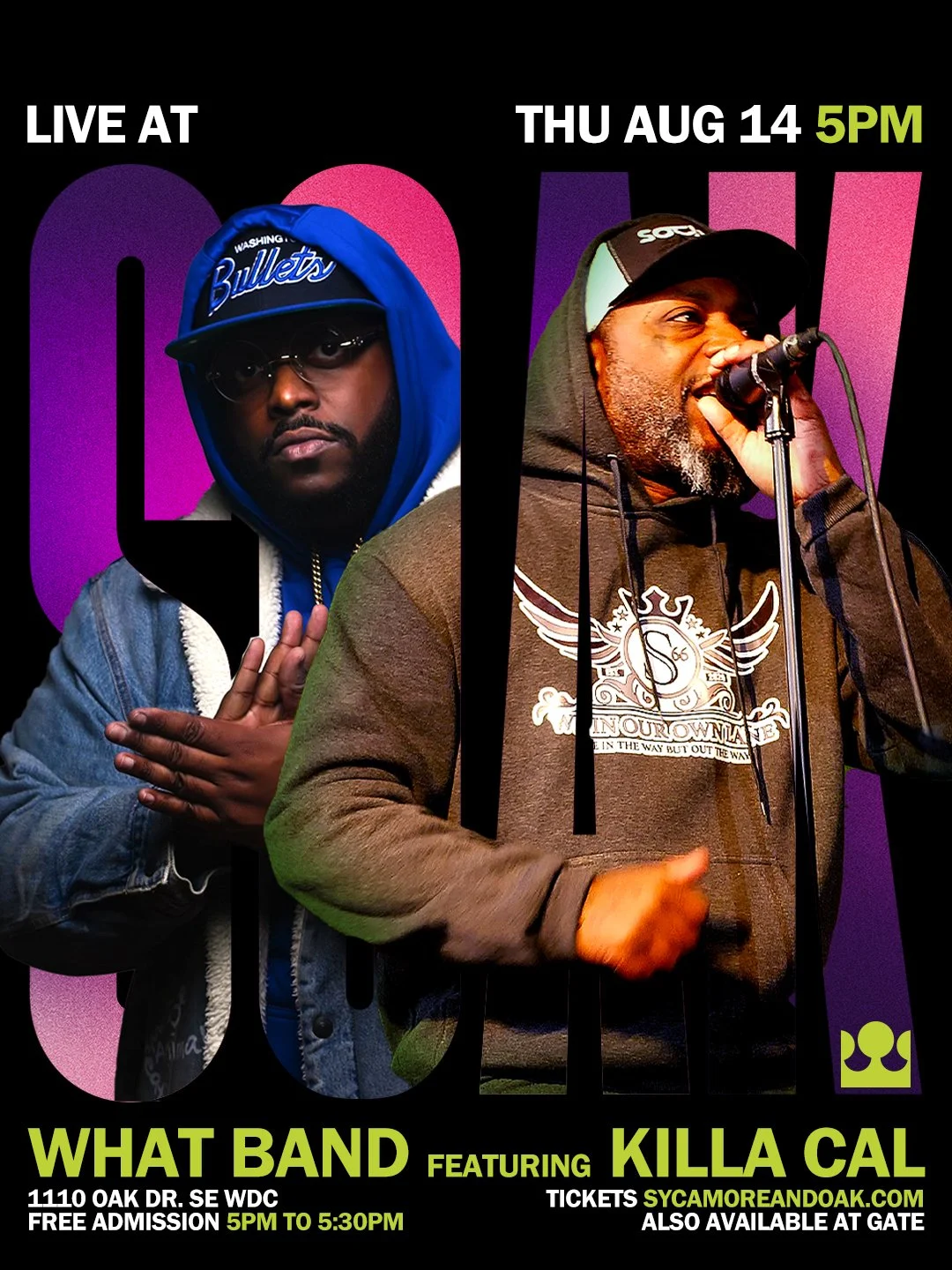 Live at SOAK: What Band featuring Killa Cal