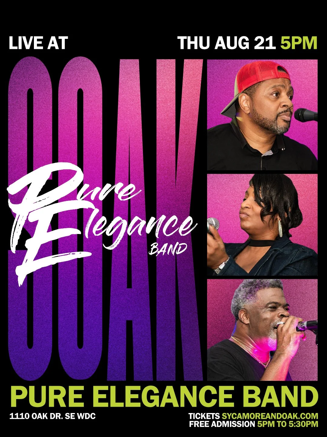 Live at SOAK: Pure Elegance Band