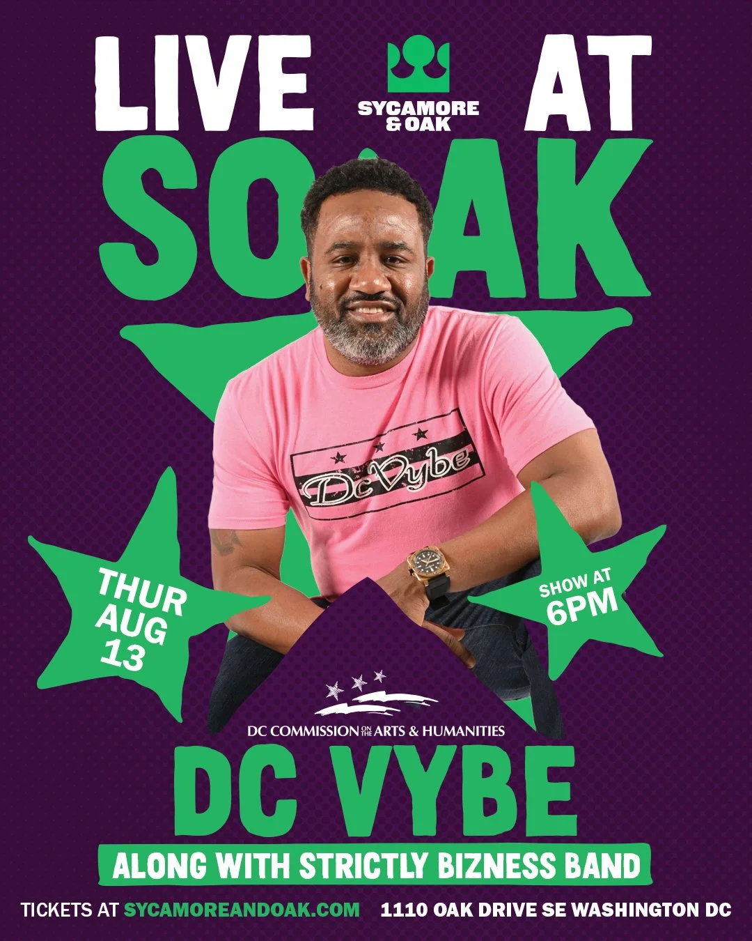 Live at SOAK: DC Vybe