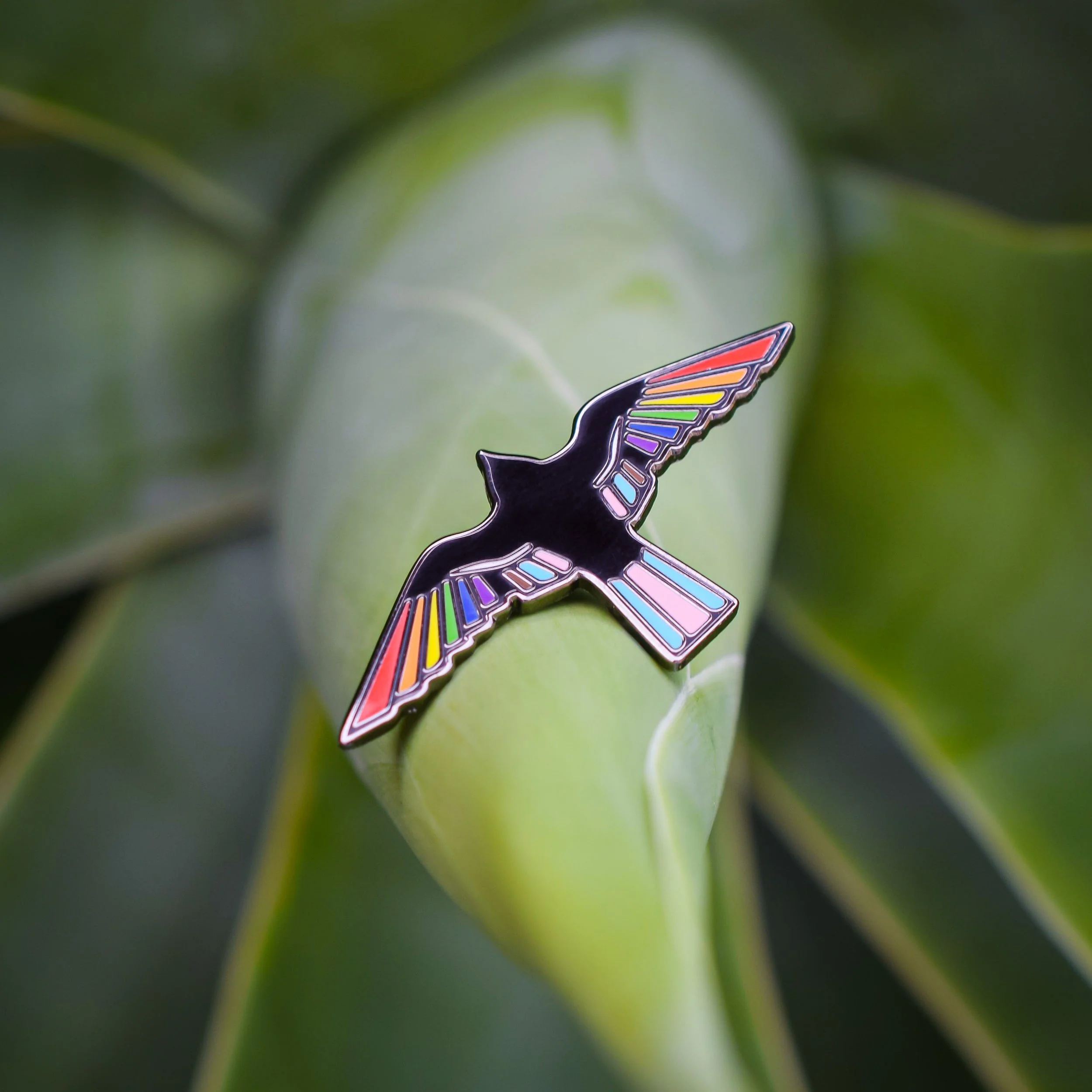 Quair Hawk Pride Pin — Quair