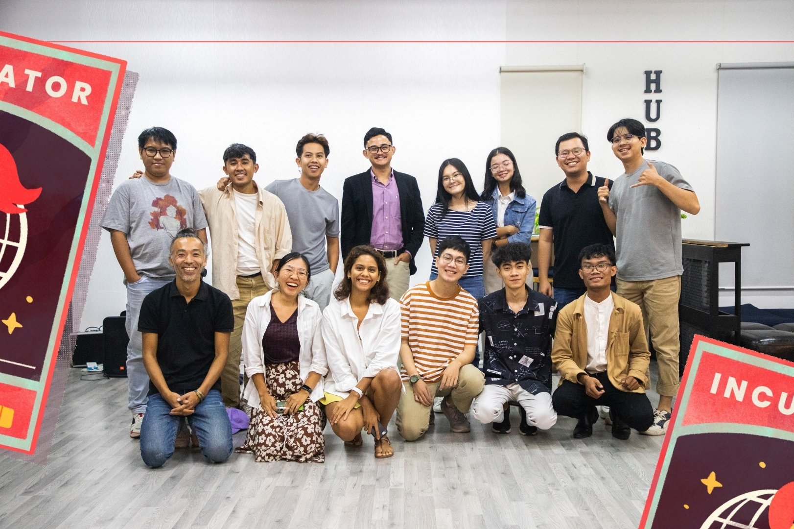 Media4impact Incubators who participated in Anton L.Delgado's sharing session at Impact Phnom Penh.